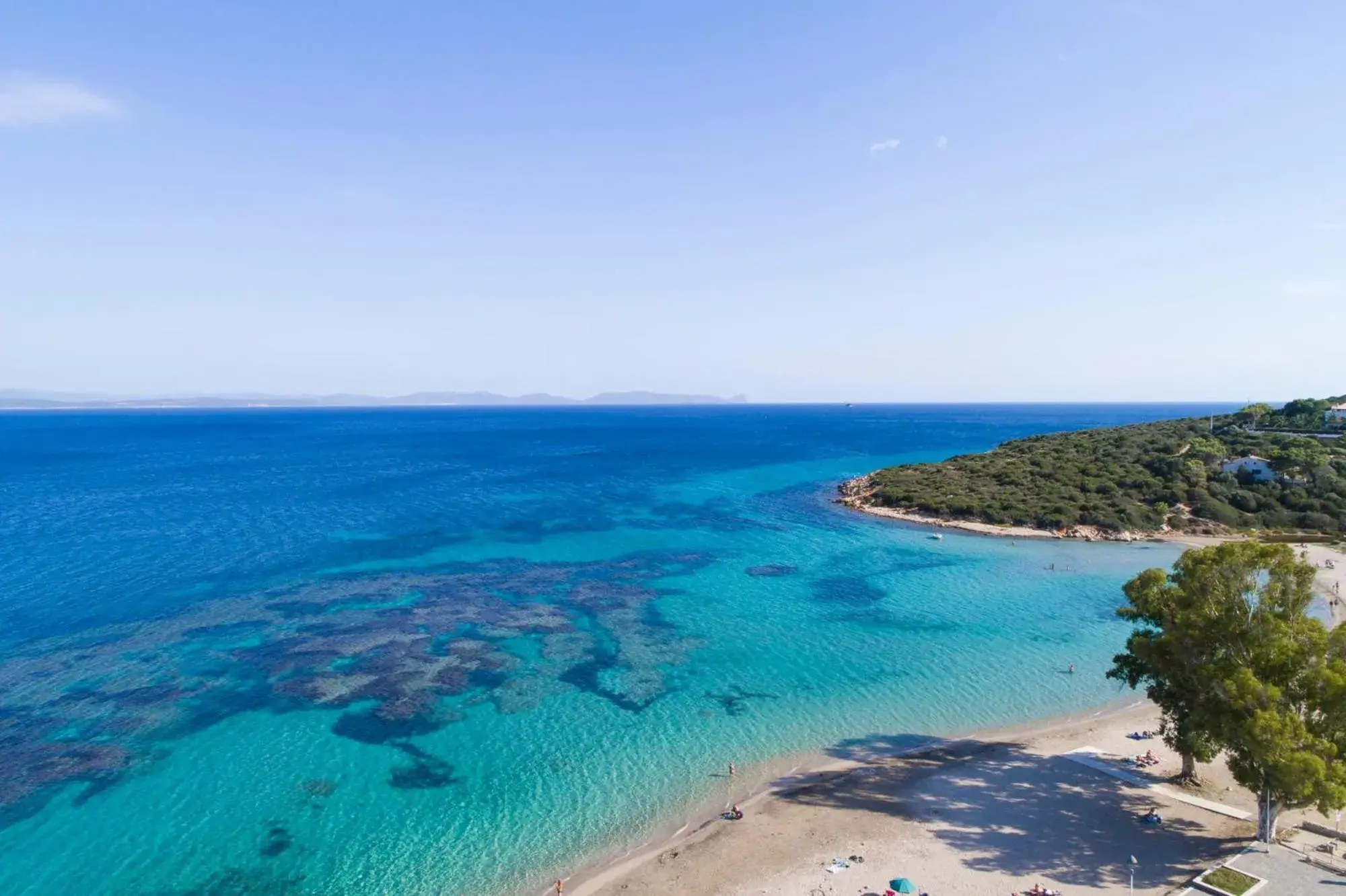 Natural landscape, Bird's-eye View in Lu' Hotel Carbonia