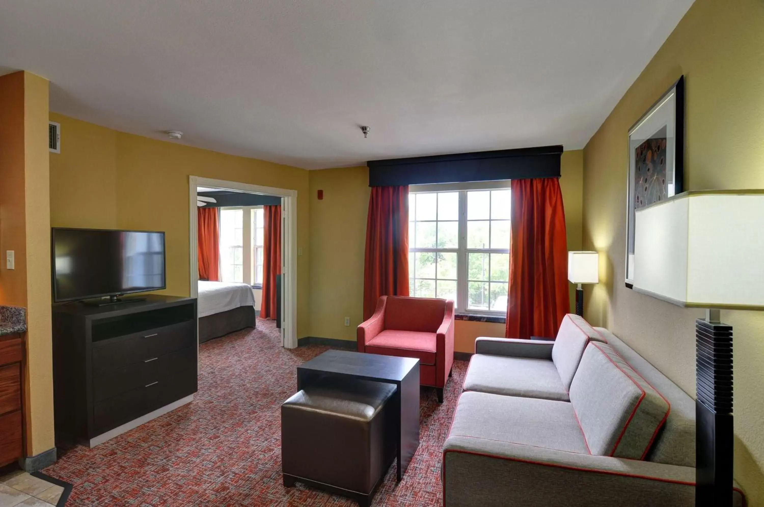 Living room, Seating Area in Homewood Suites by Hilton- Longview