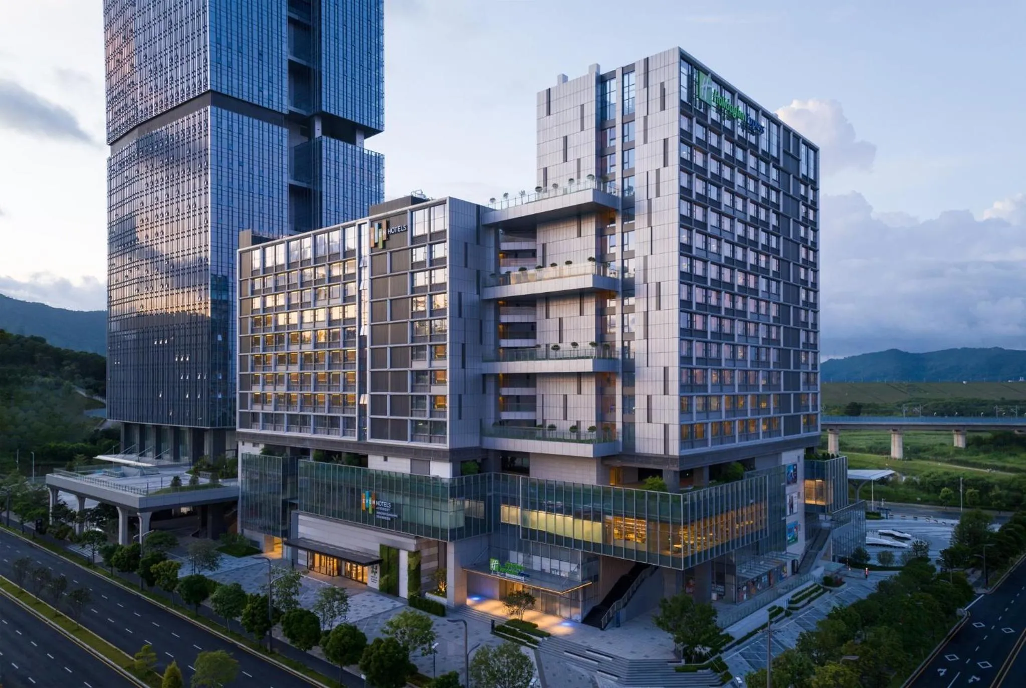 Property building in EVEN Hotels Shenzhen Guangming Cloud Park by IHG