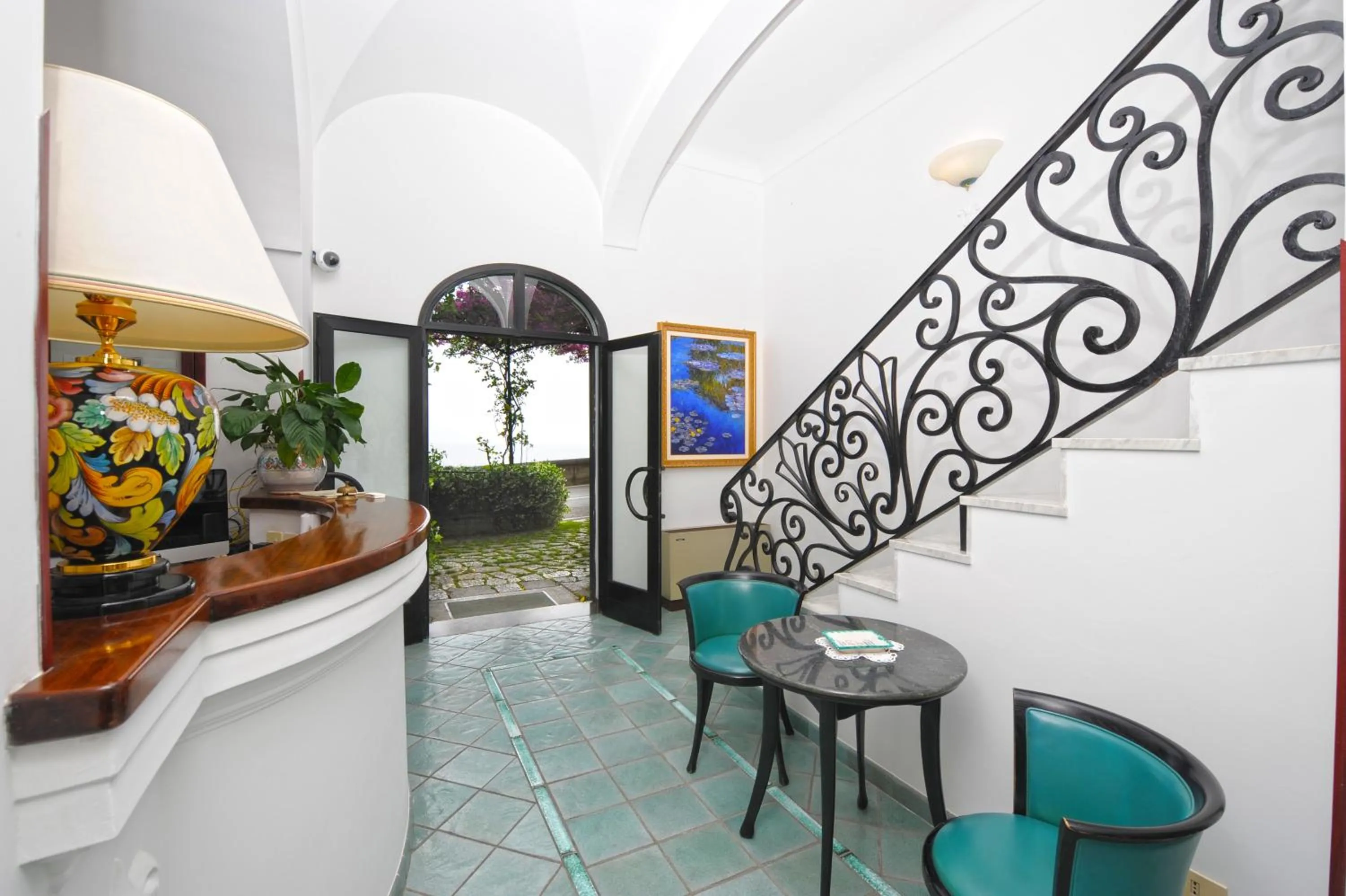 Lobby or reception in Hotel Pellegrino