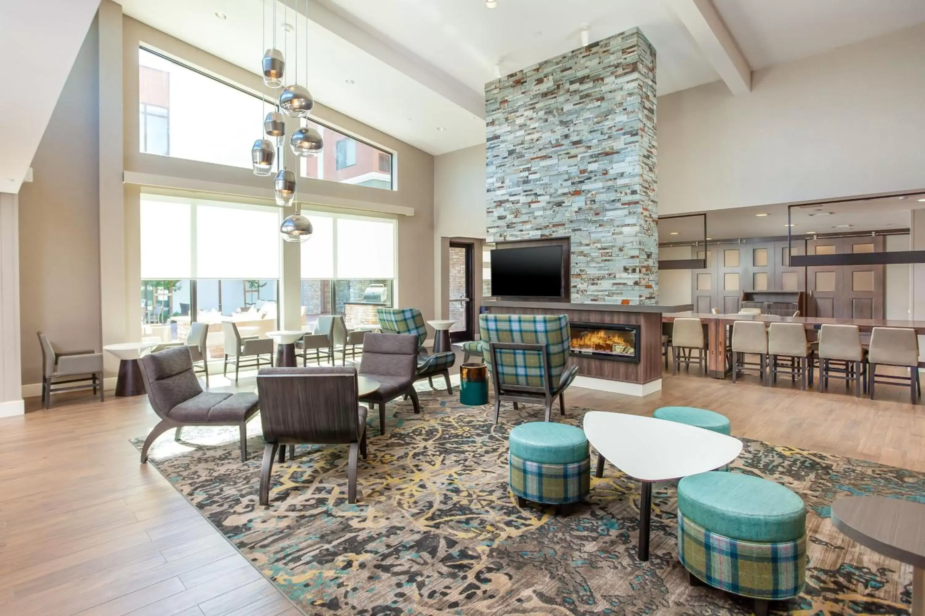 Lobby or reception, Lounge/Bar in Residence Inn Livermore