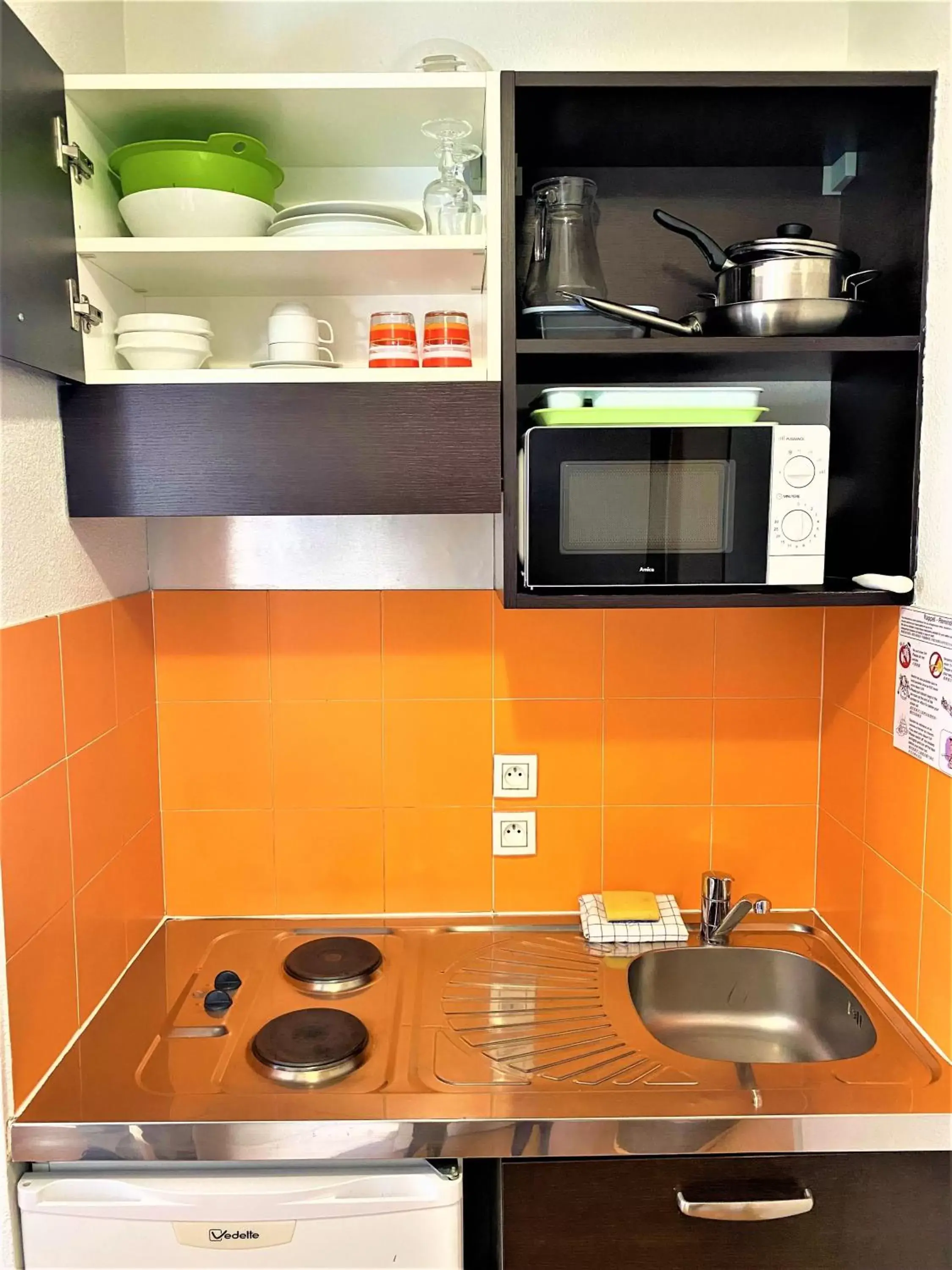 Kitchen/Kitchenette in ApartHotel Sainte-Marthe