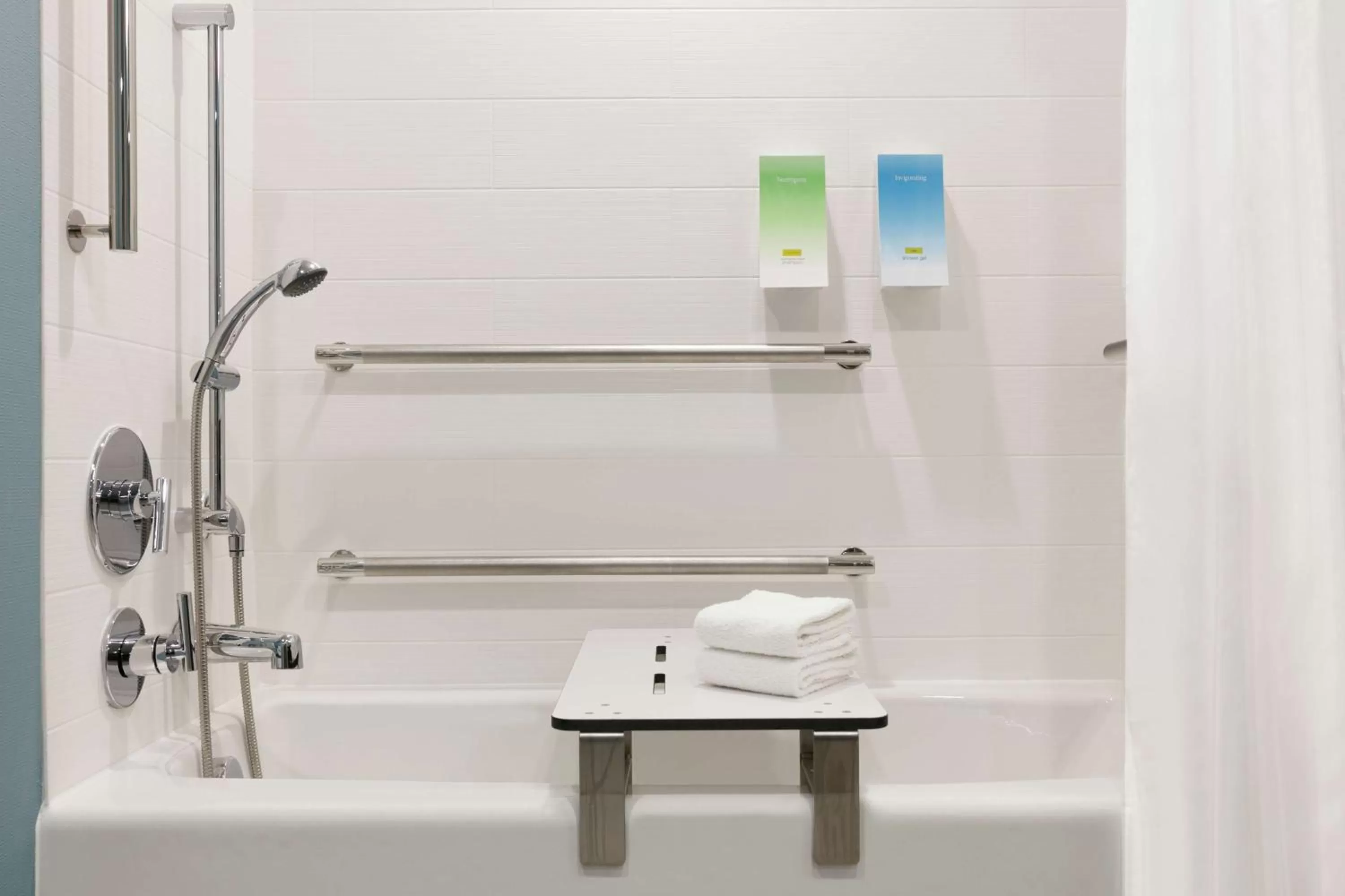 Bathroom in Home2 Suites By Hilton Norfolk Airport