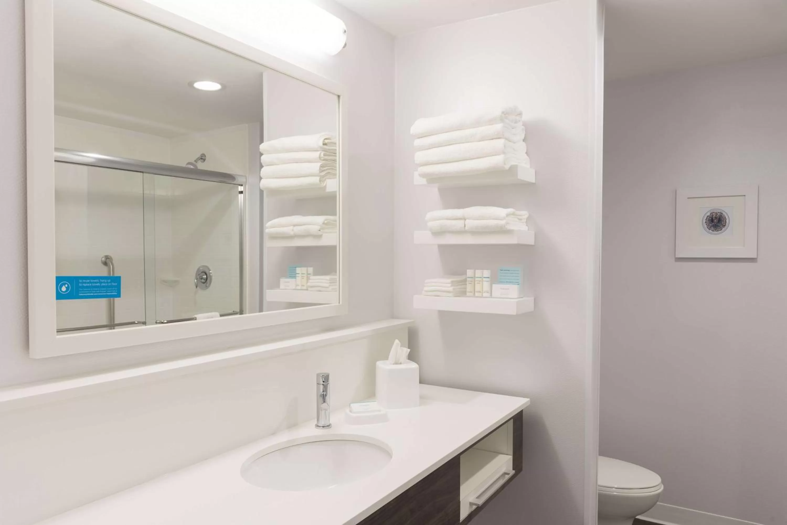 Bathroom in Hampton Inn & Suites by Hilton Chicago Schaumburg IL