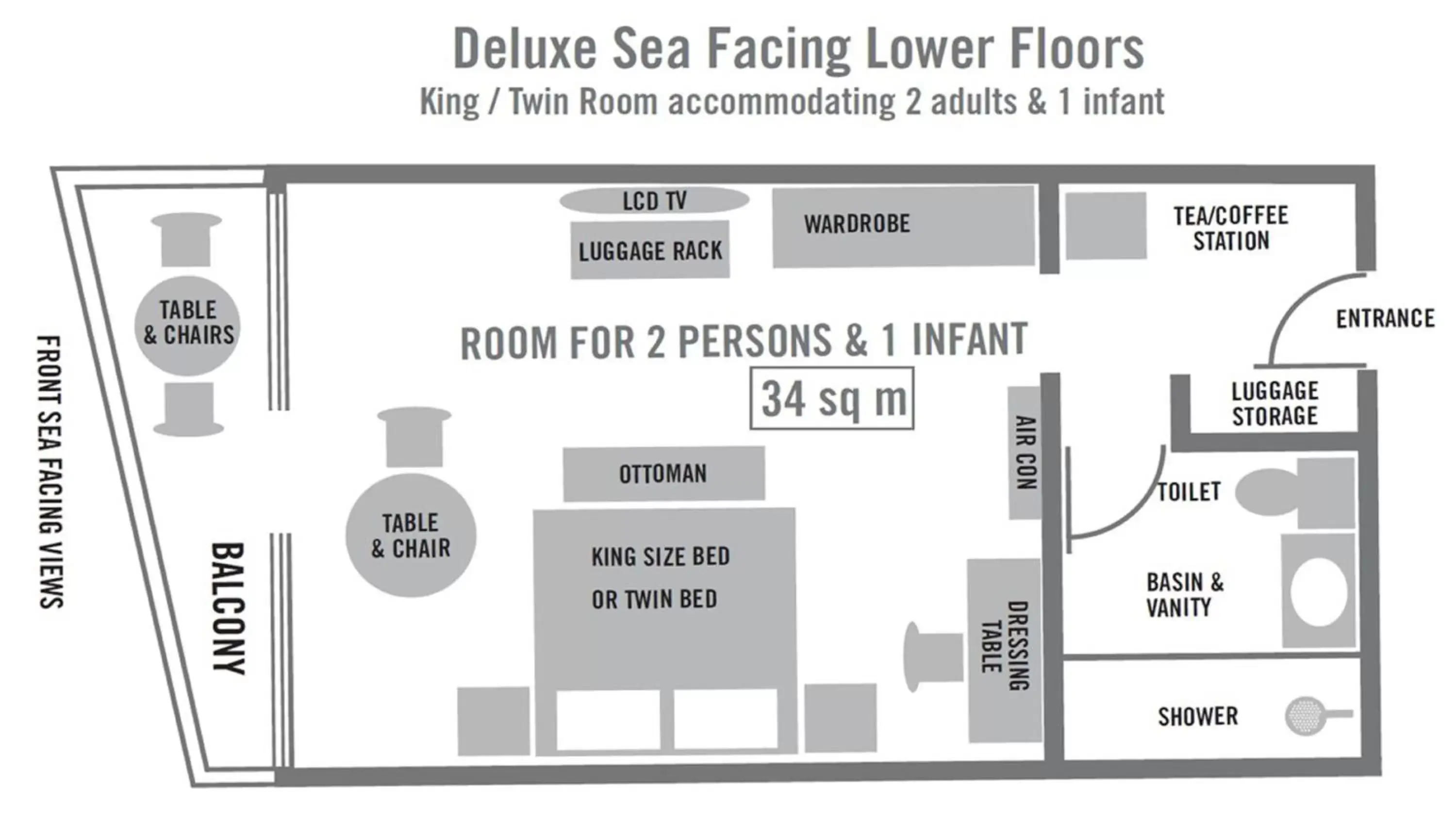 Floor Plan in Blue Waters Hotel