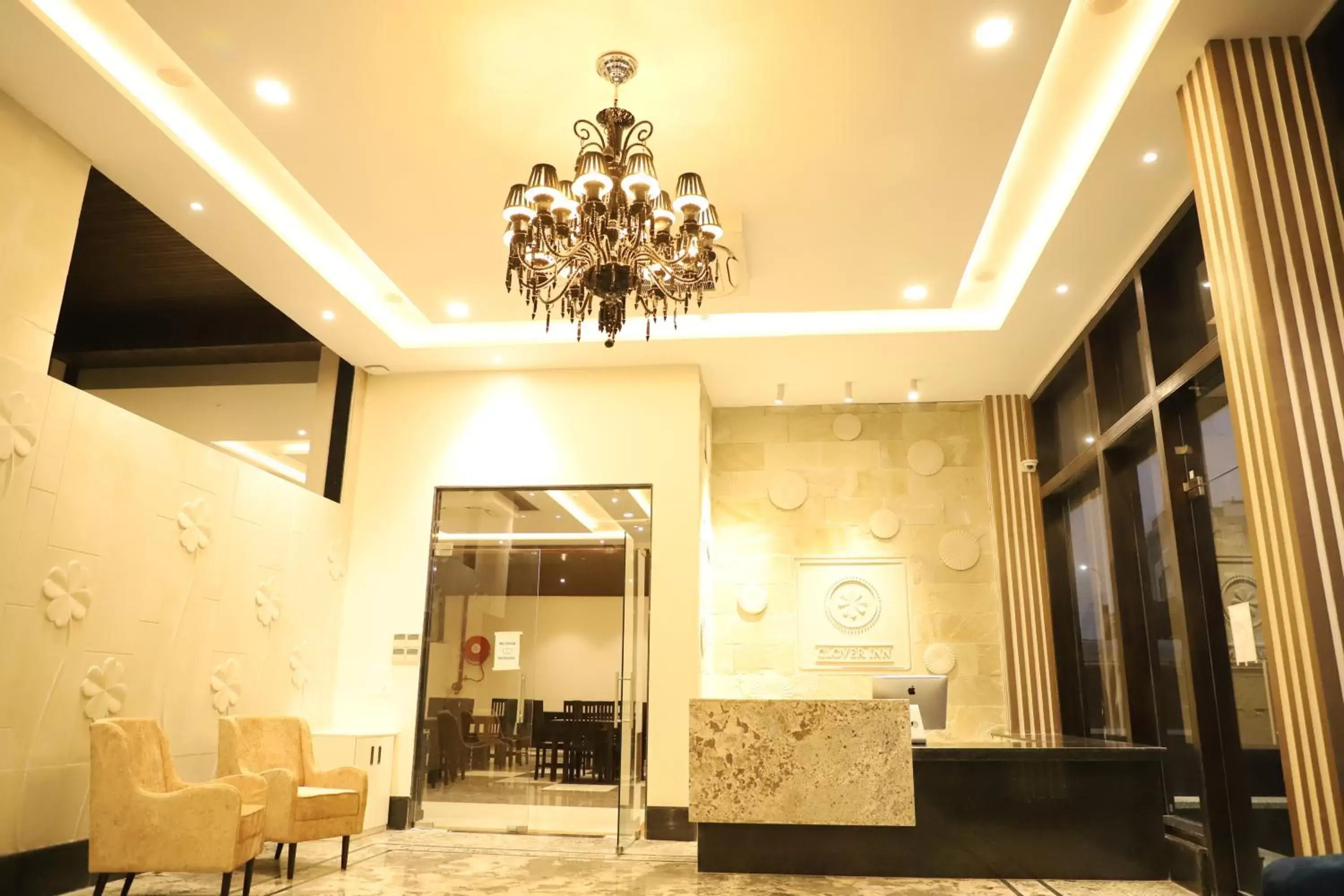 Lobby or reception in Clover Inn Lobby or reception in Clover Inn