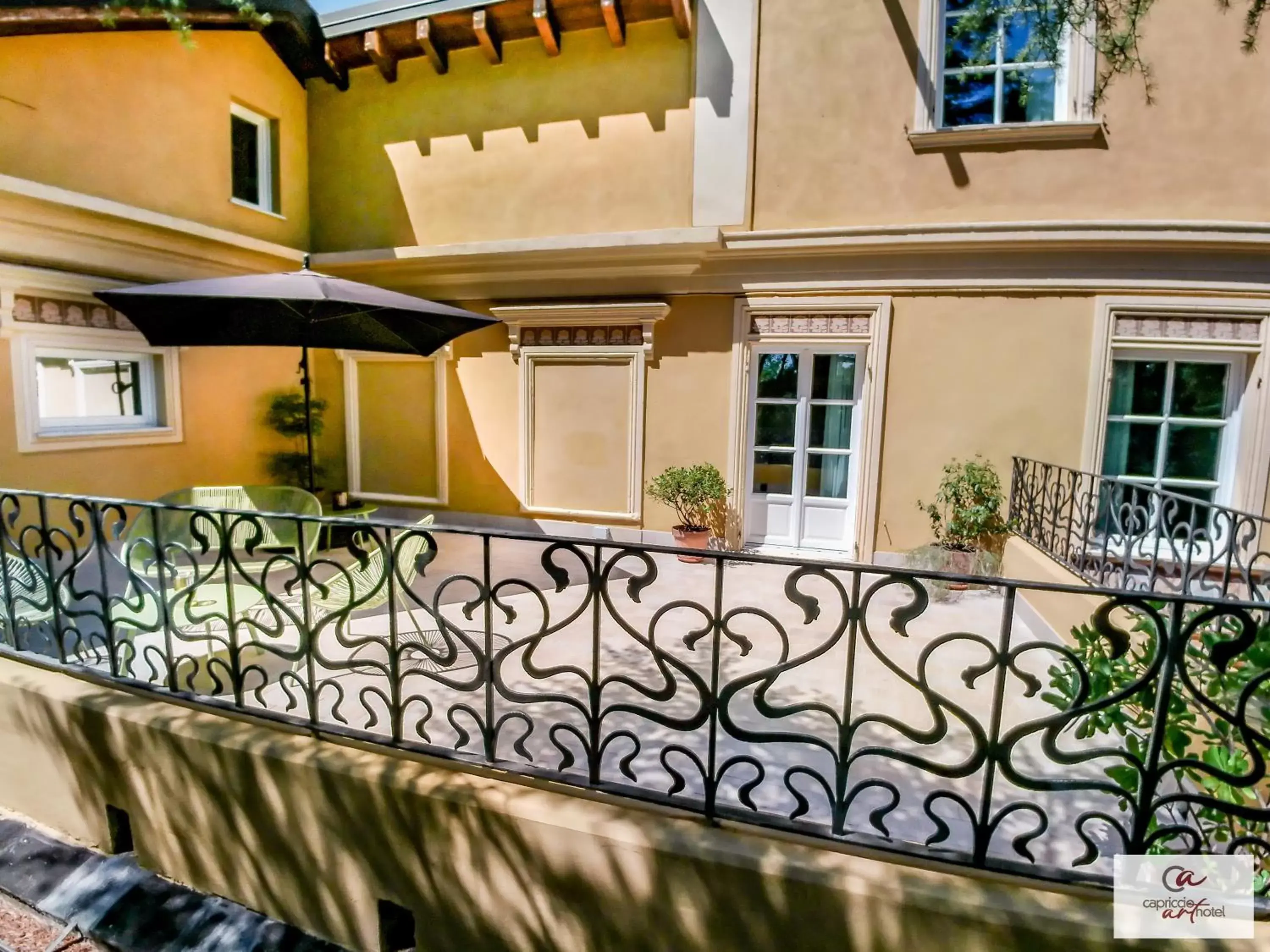 Balcony/Terrace in Capriccio Art Hotel