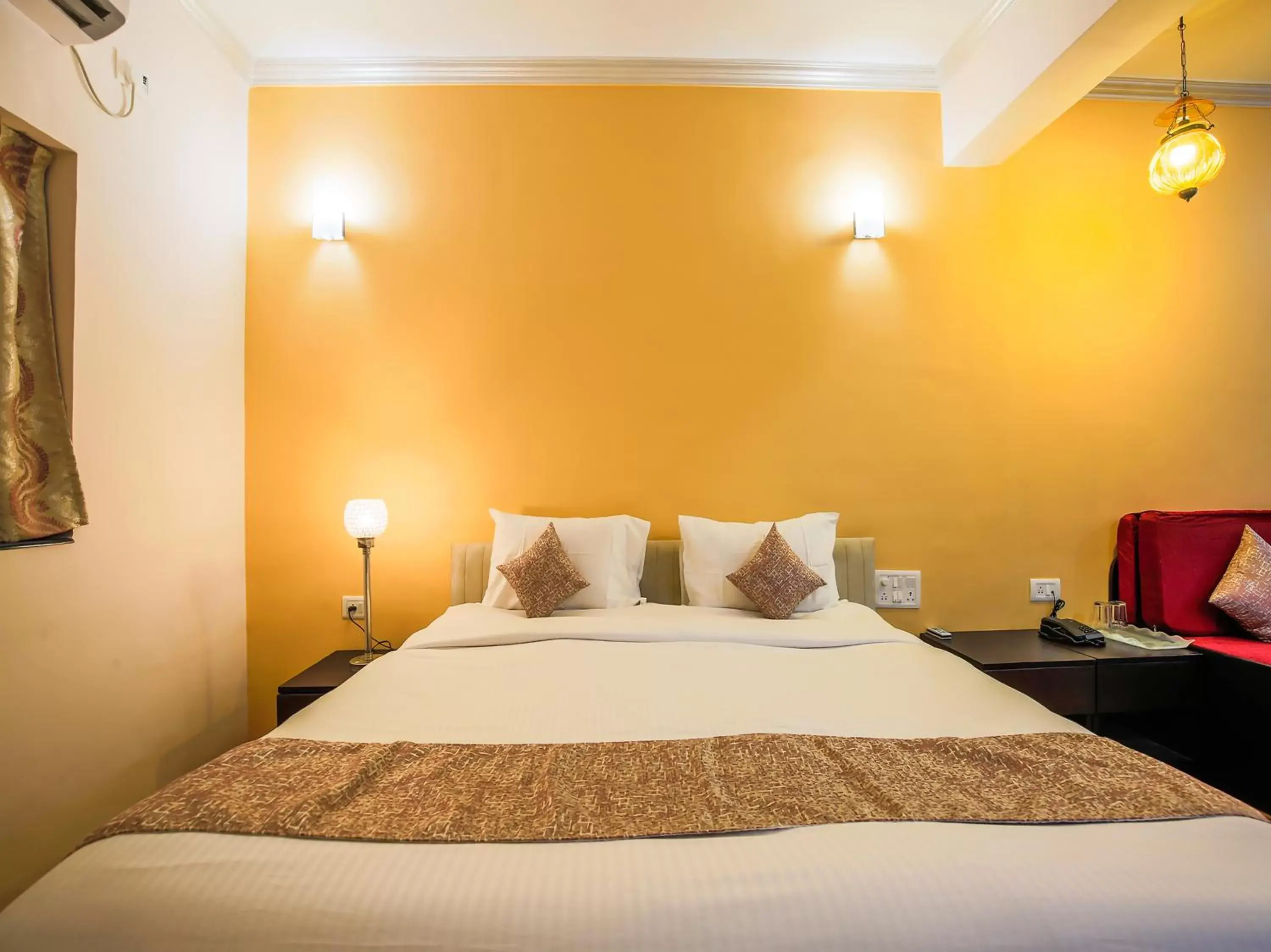 Bed in The Center Court Resort & Spa Bed in The Center Court Resort & Spa