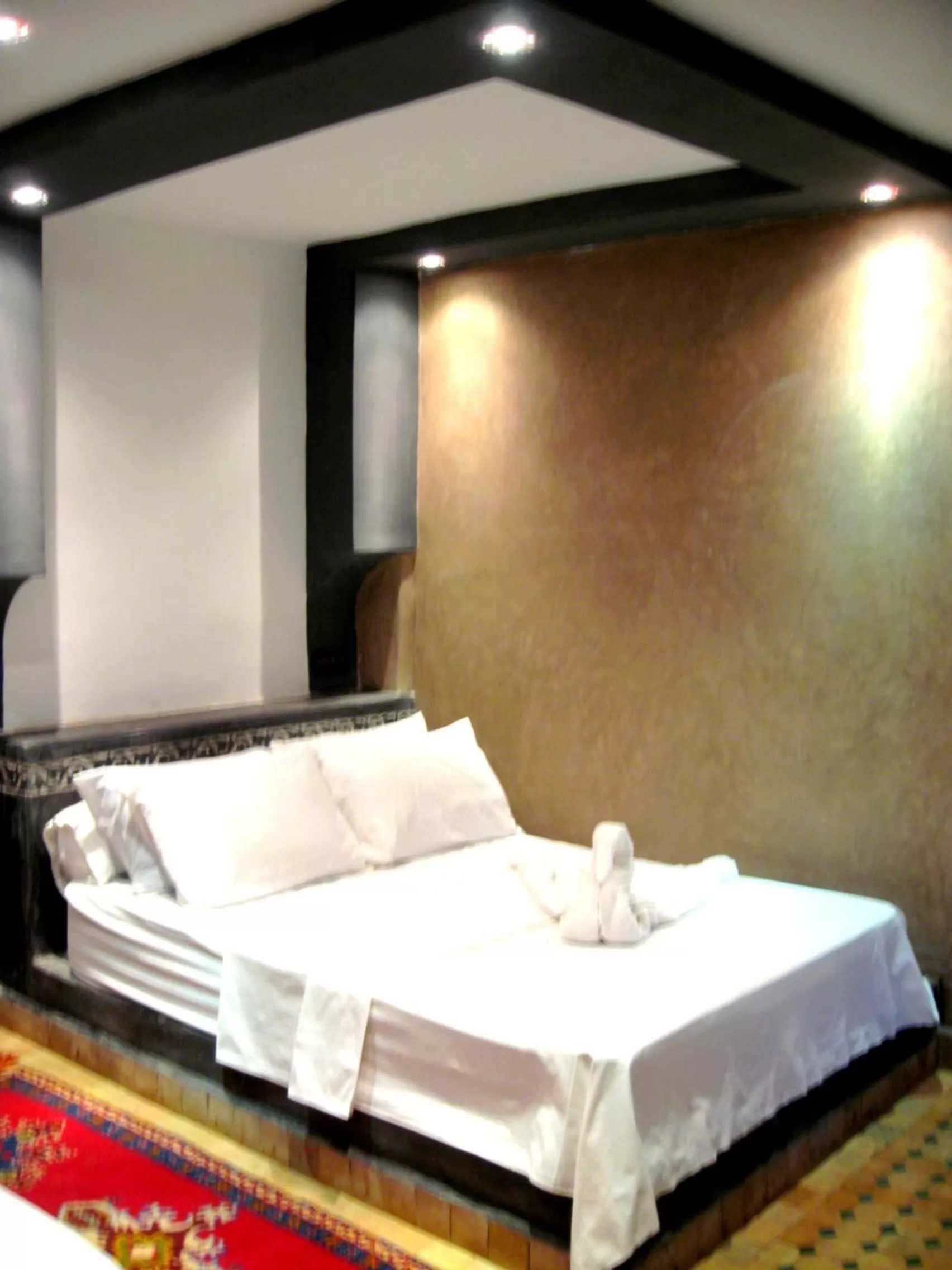 Photo of the whole room, Bed in Hotel Restaurant La Kasbah