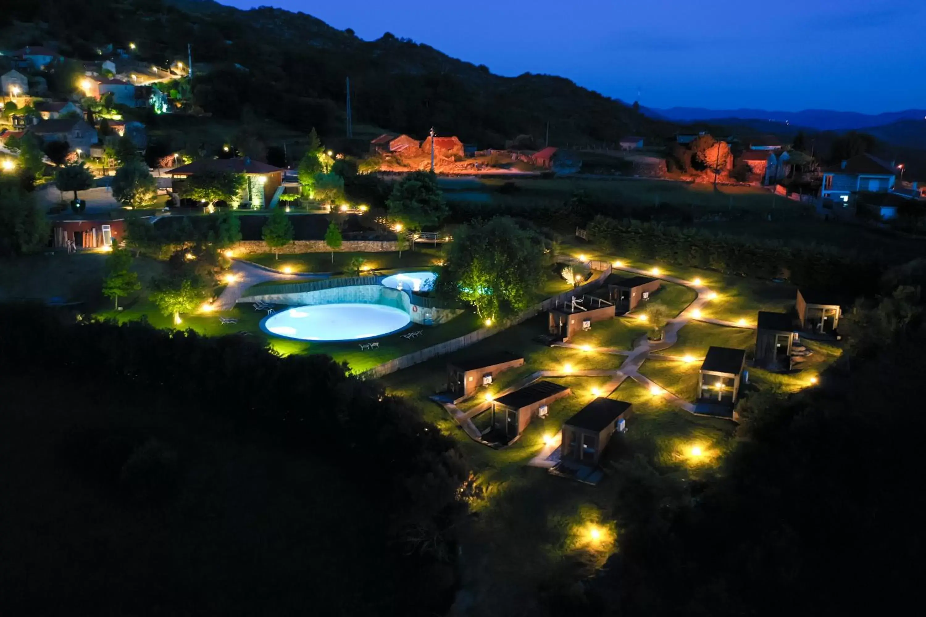 Bird's-eye View in Eco-Bungalow