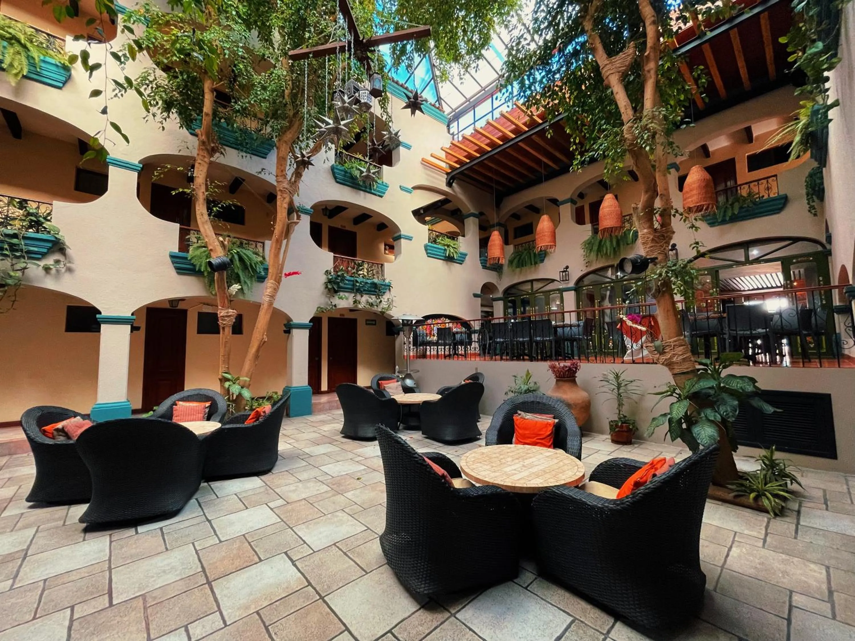 Seating area in Hotel Mansion Del Valle