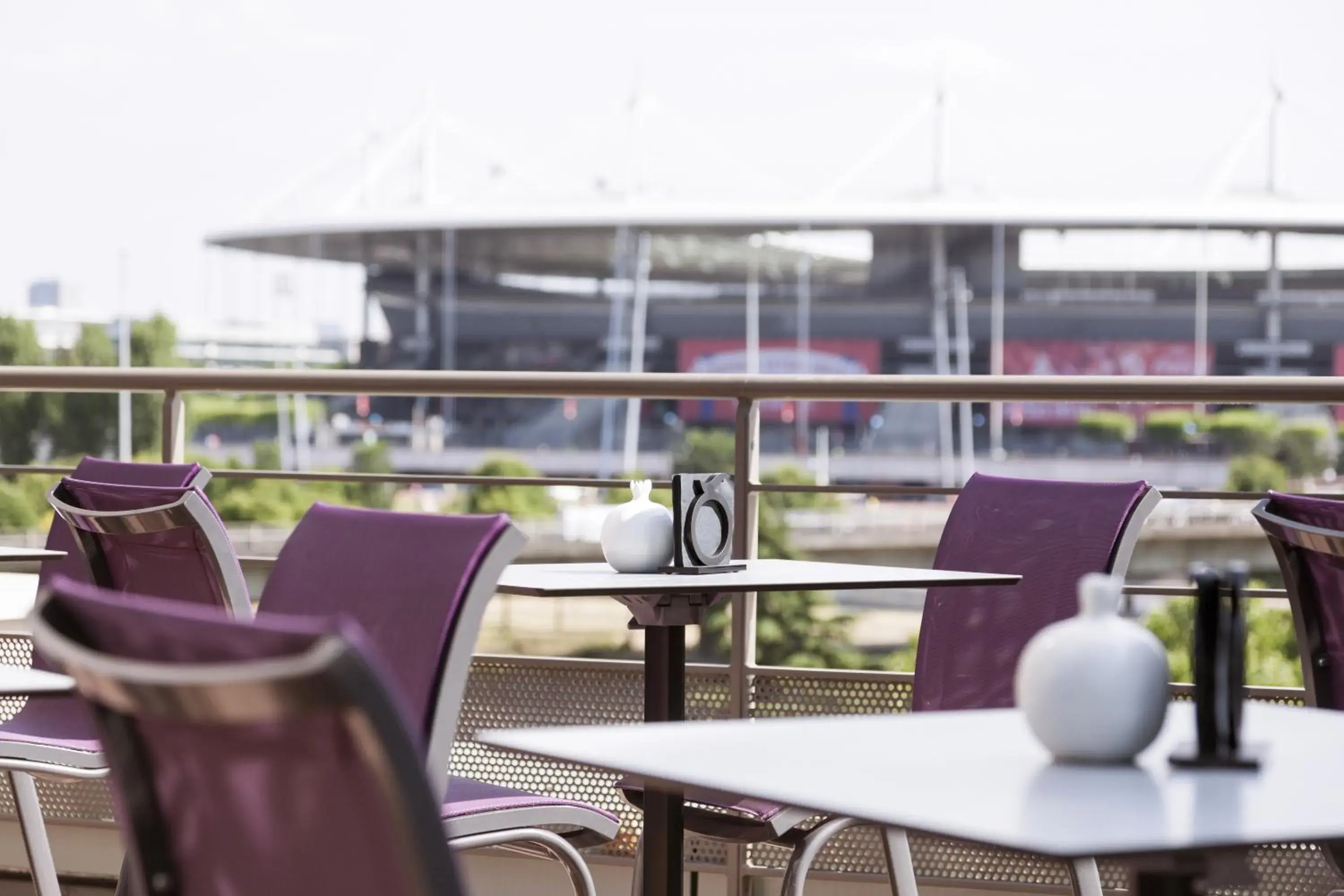 Patio in Novotel Paris Saint Denis Stade Basilique