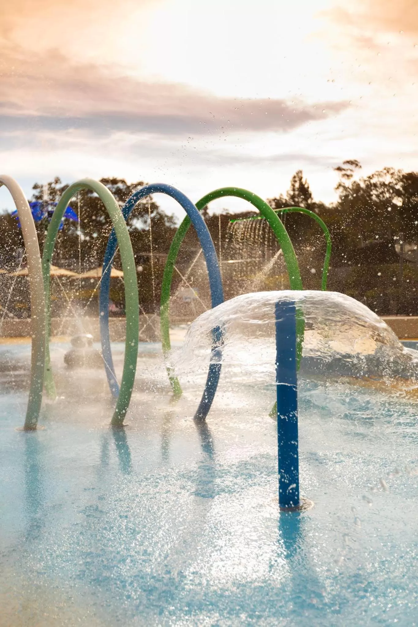 Aqua park in Alivio Tourist Park Canberra