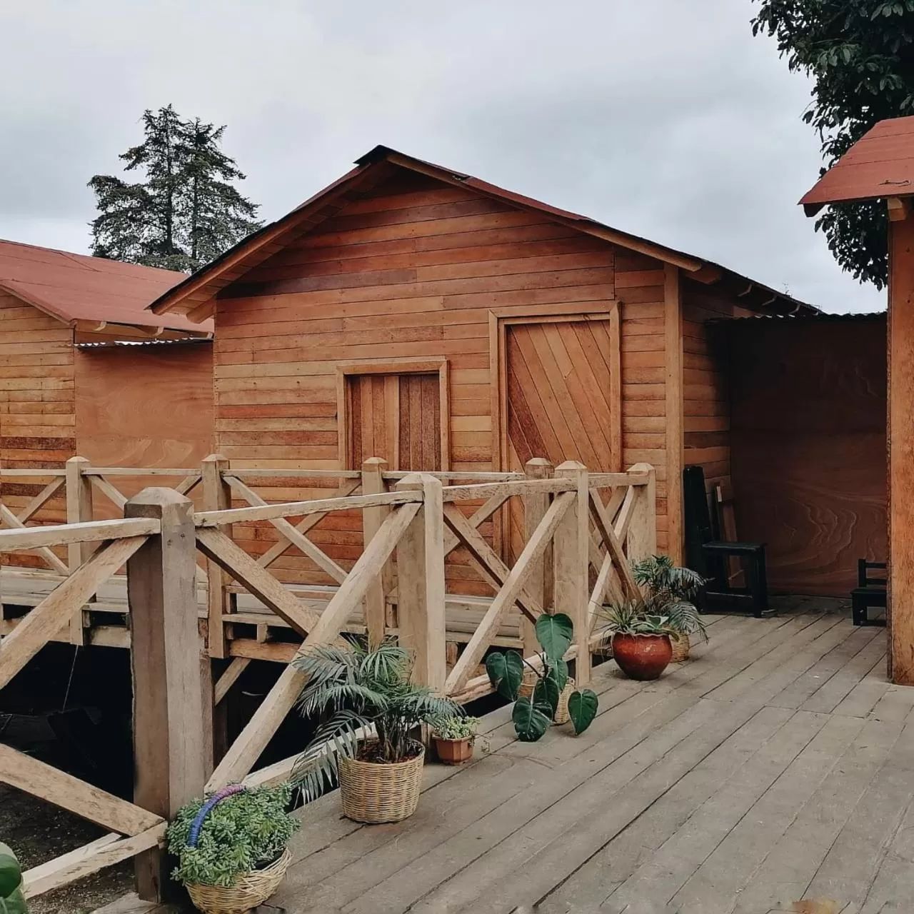 Patio, Property Building in Cabañas Campestres El Naranjo