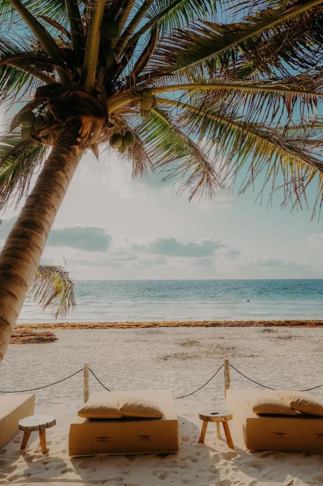 Beach in Ether Tulum