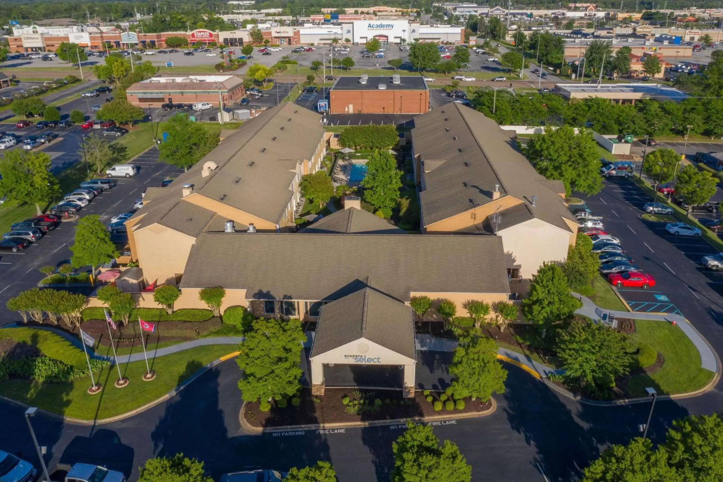 Property building, Bird's-eye View in Sonesta Select Chattanooga Hamilton Place