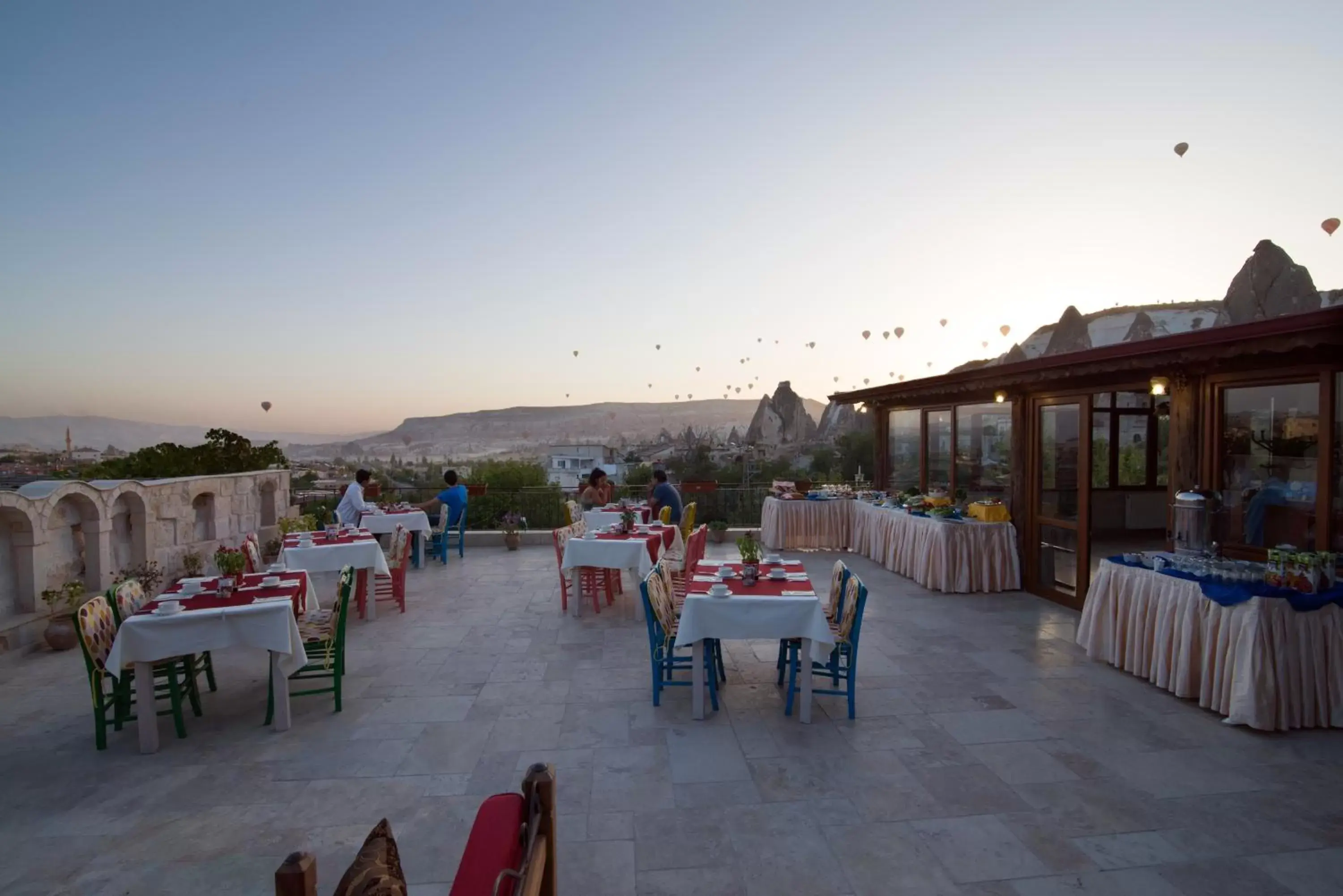 Balcony/Terrace, Restaurant/Places to Eat in Historical Goreme House