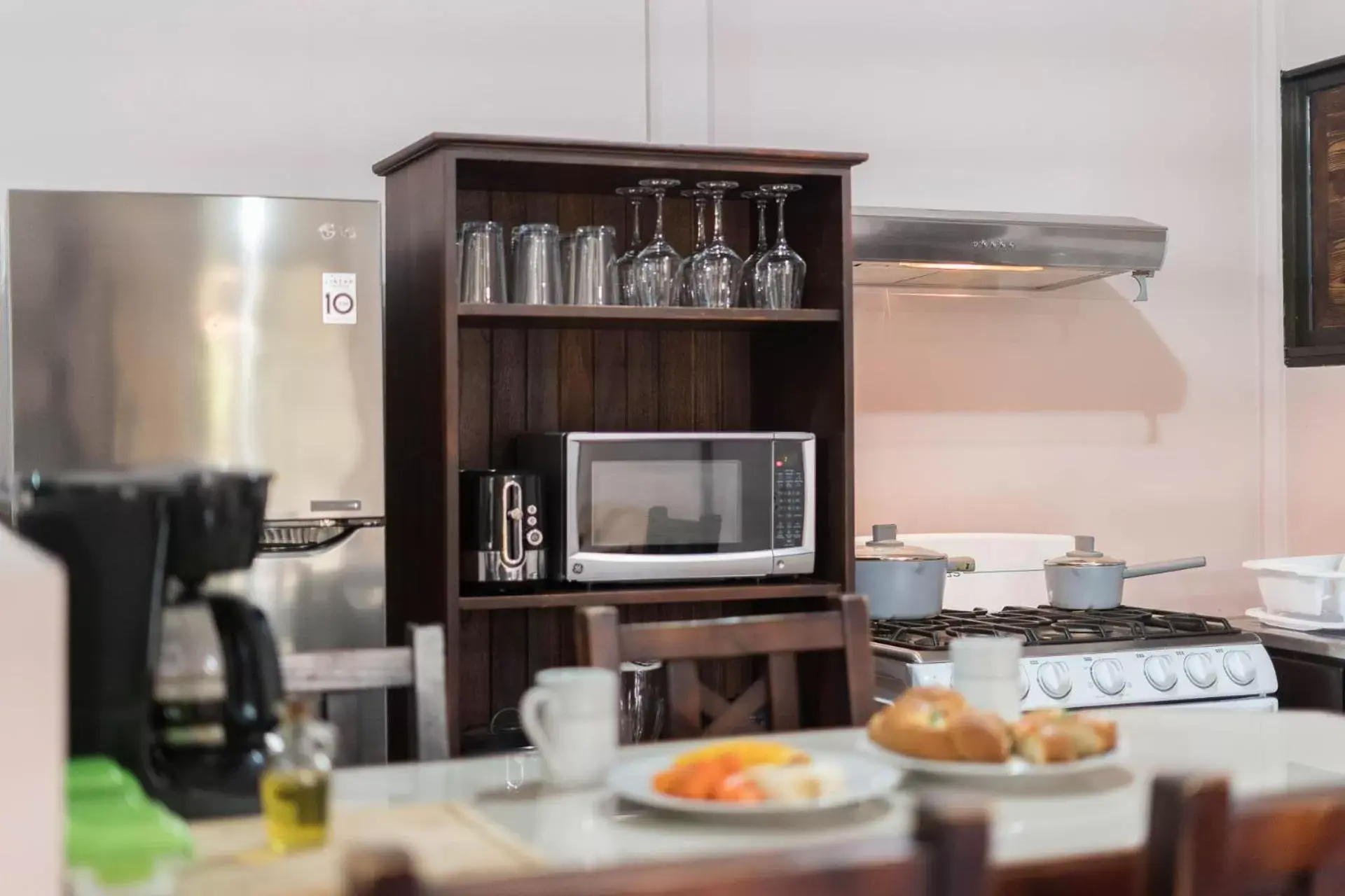 kitchen in Cabañas del Rio