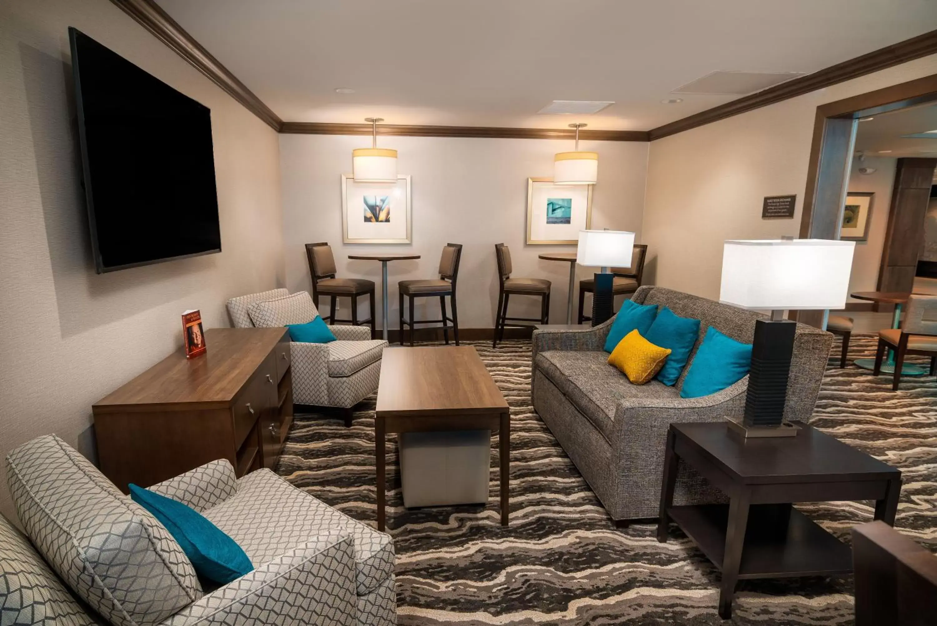 Lobby or reception, Seating Area in Staybridge Suites - Washington DC East - Largo, an IHG Hotel