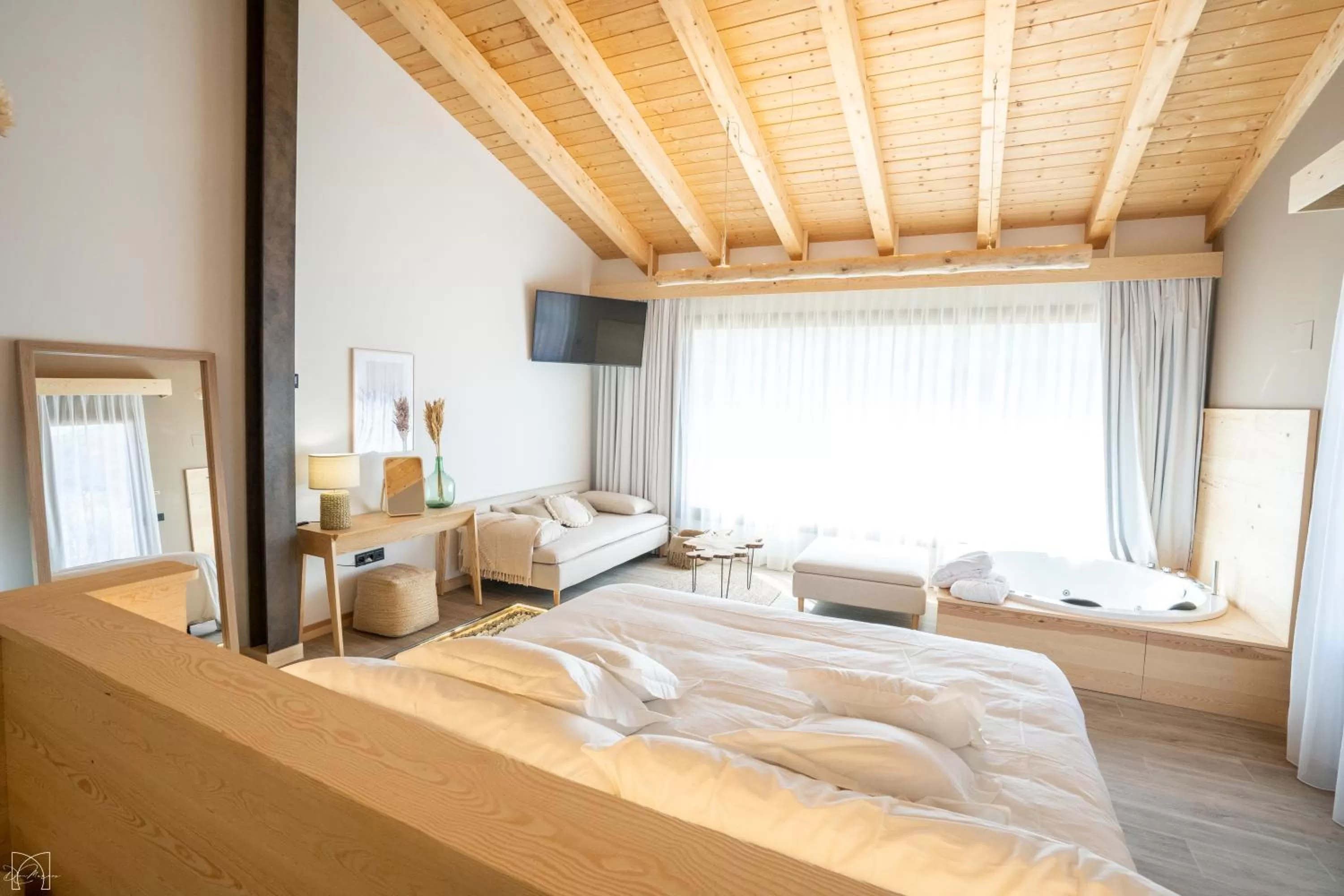 Bed in Hotel Don Marcos