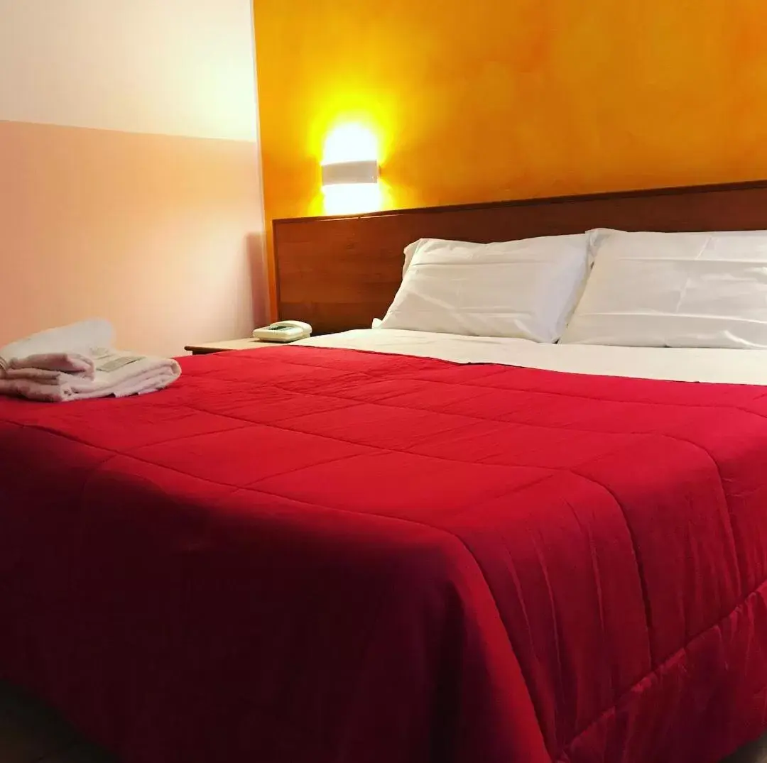 Bed in Hotel Pellegrino E Pace