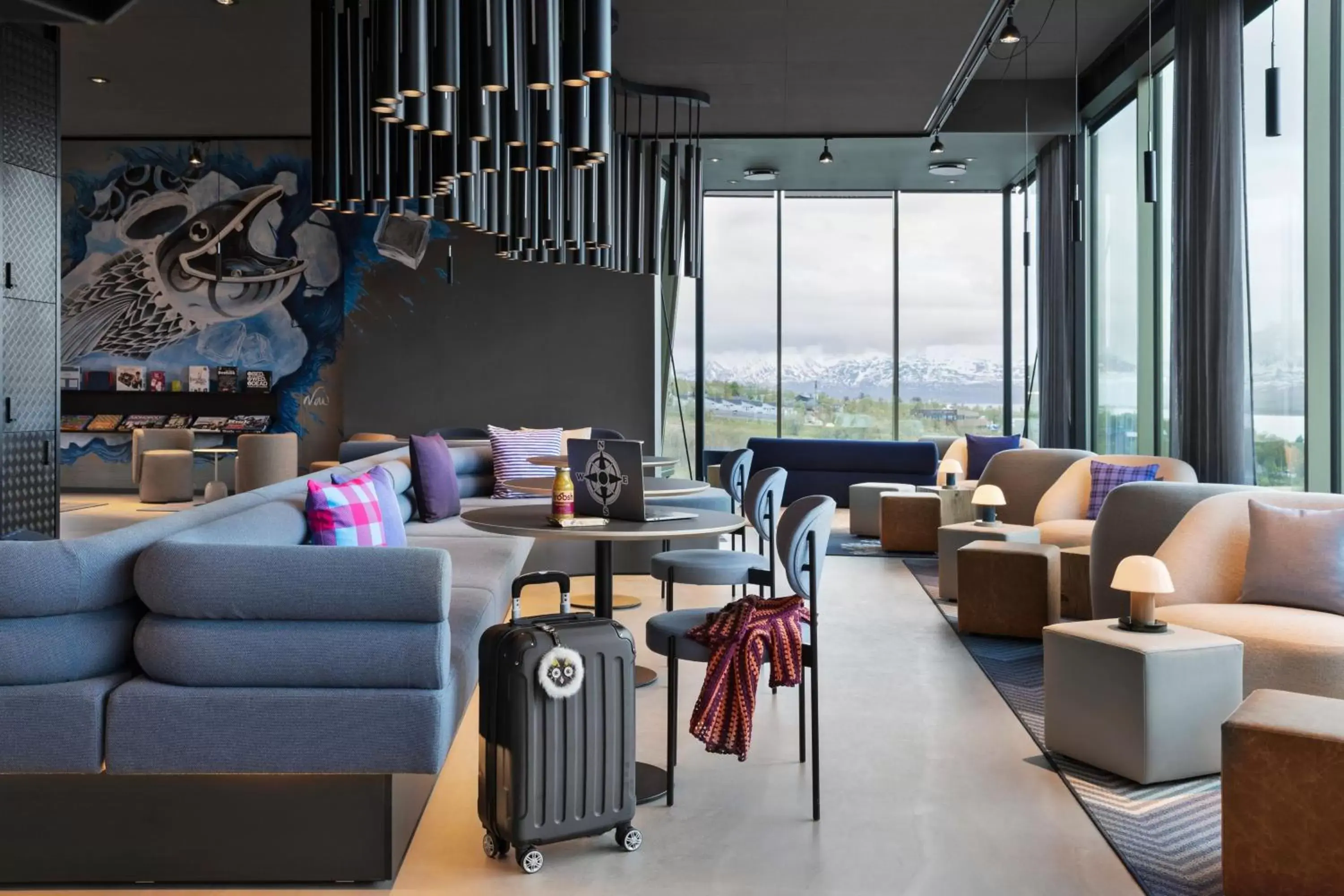 Lobby or reception, Lounge/Bar in Moxy Tromso