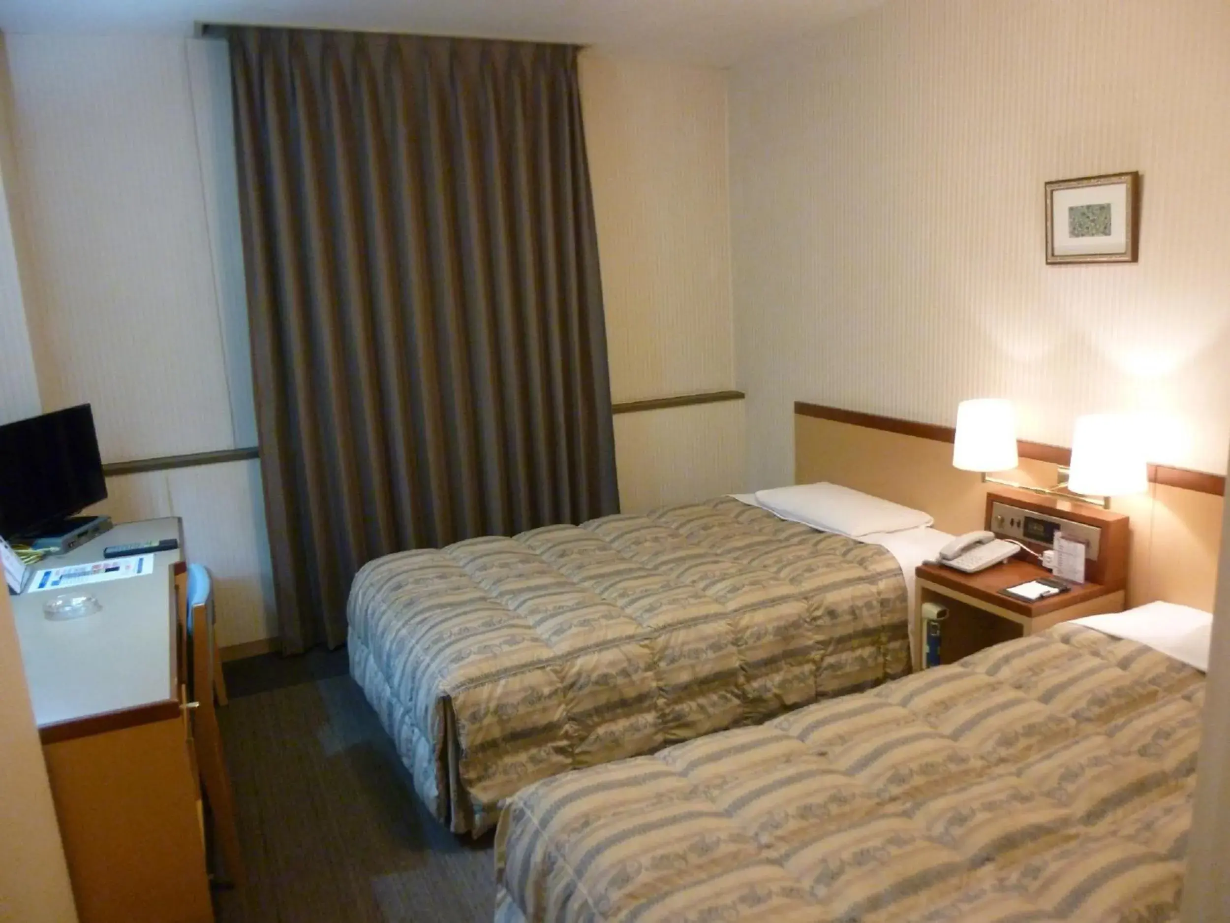 Photo of the whole room, Bed in Hotel Crown Hills Fukushima