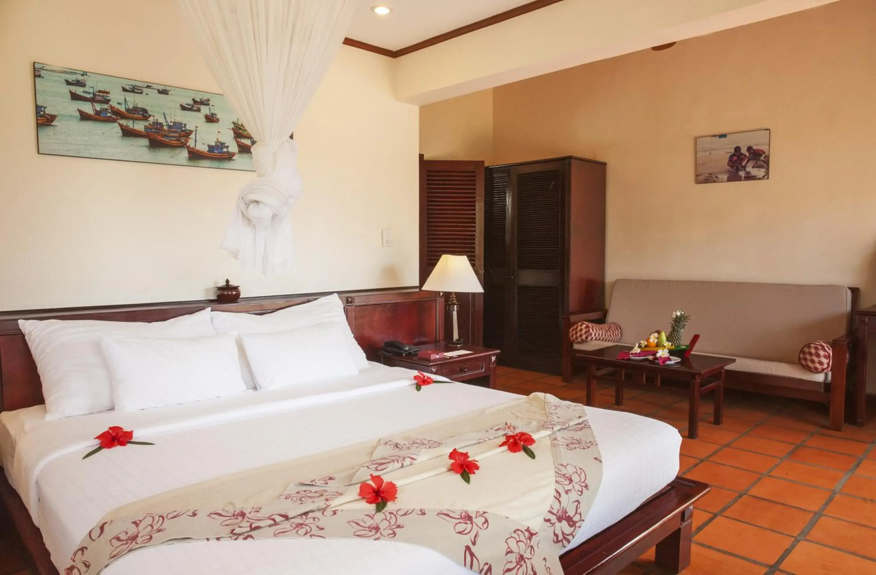 Bed in Victoria Phan Thiet Beach Resort & Spa
