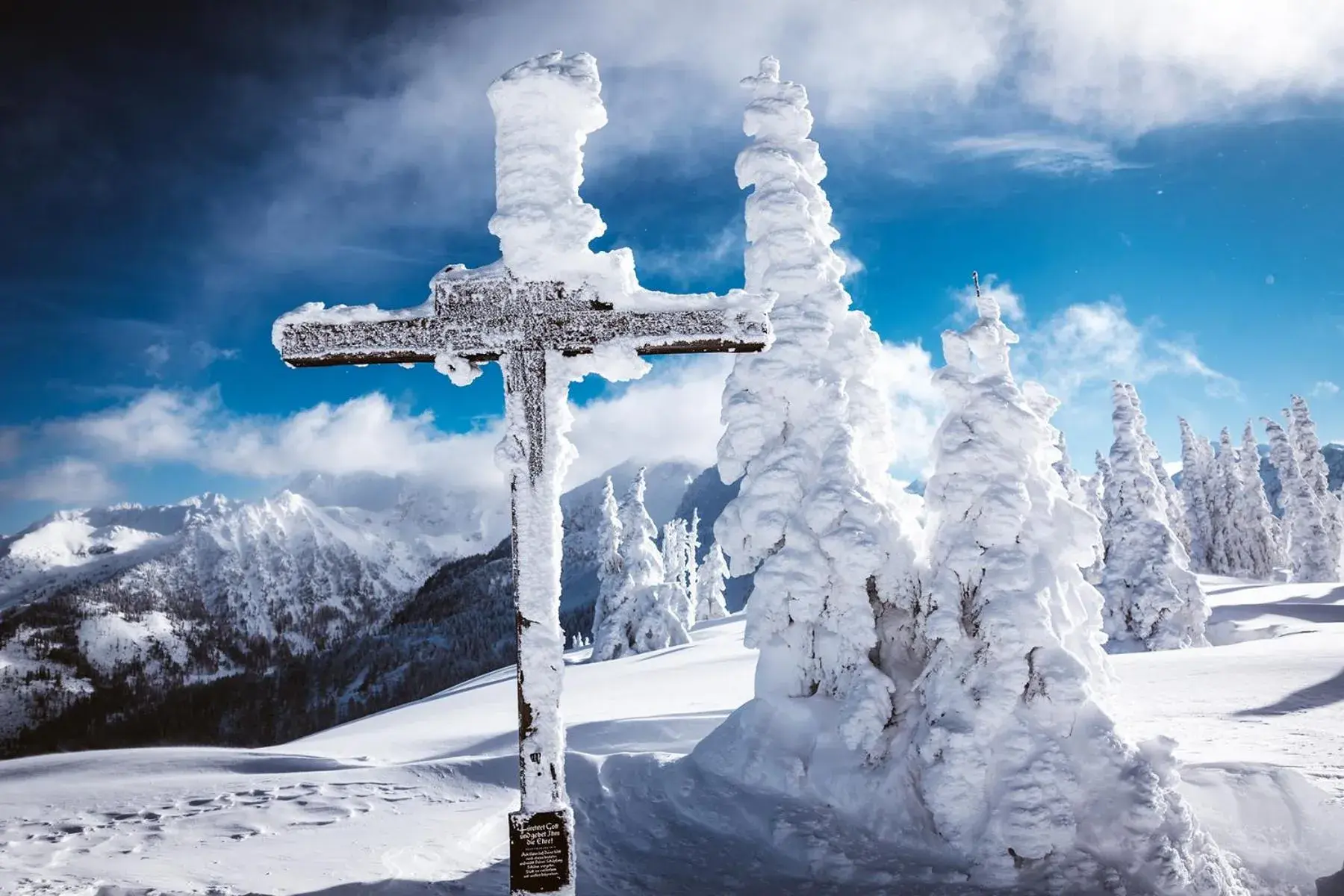 Natural landscape, Winter in Hotel Die Barbara