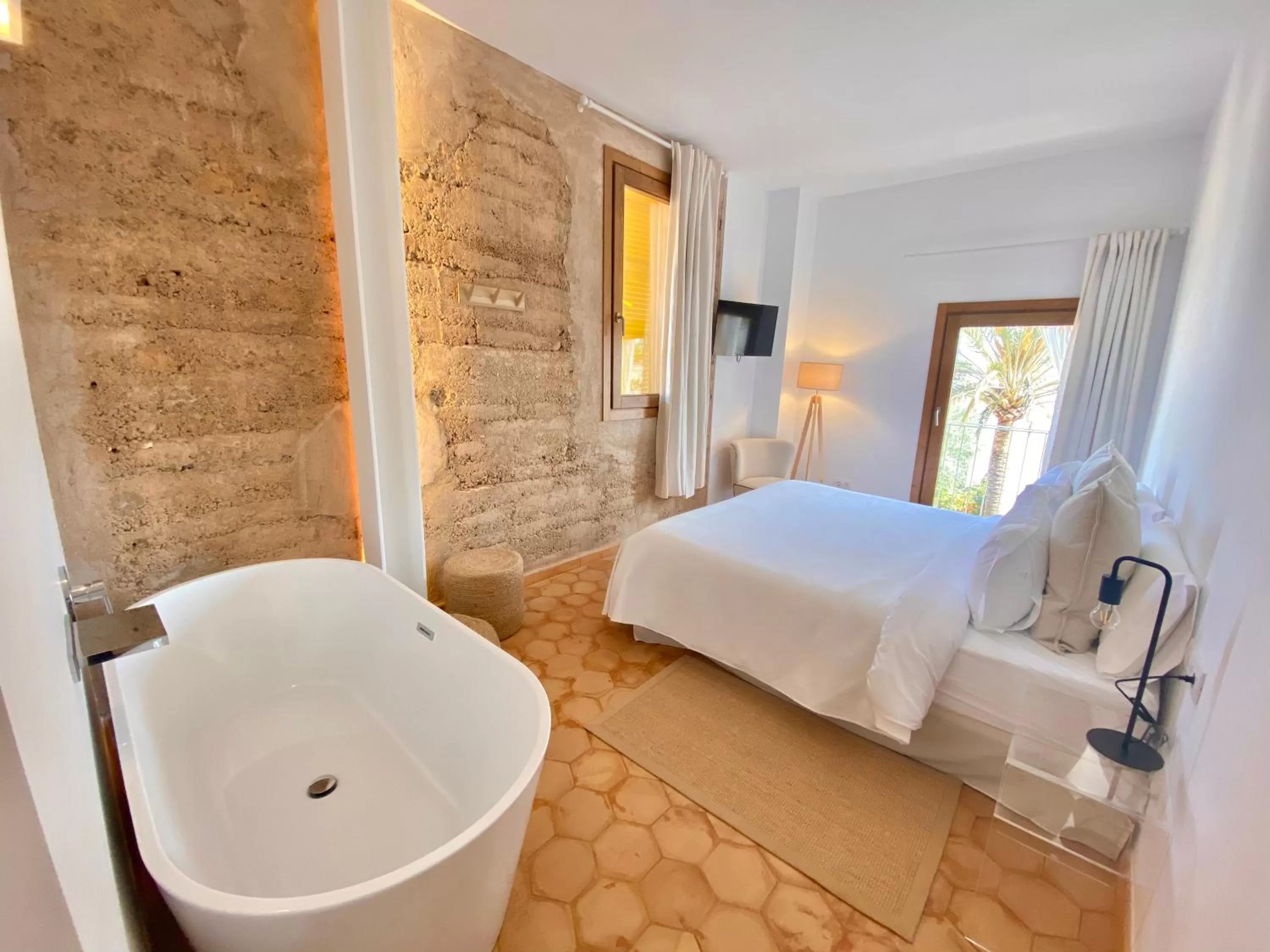 View (from property/room), Bed in Hotel Boutique Can Pocovi