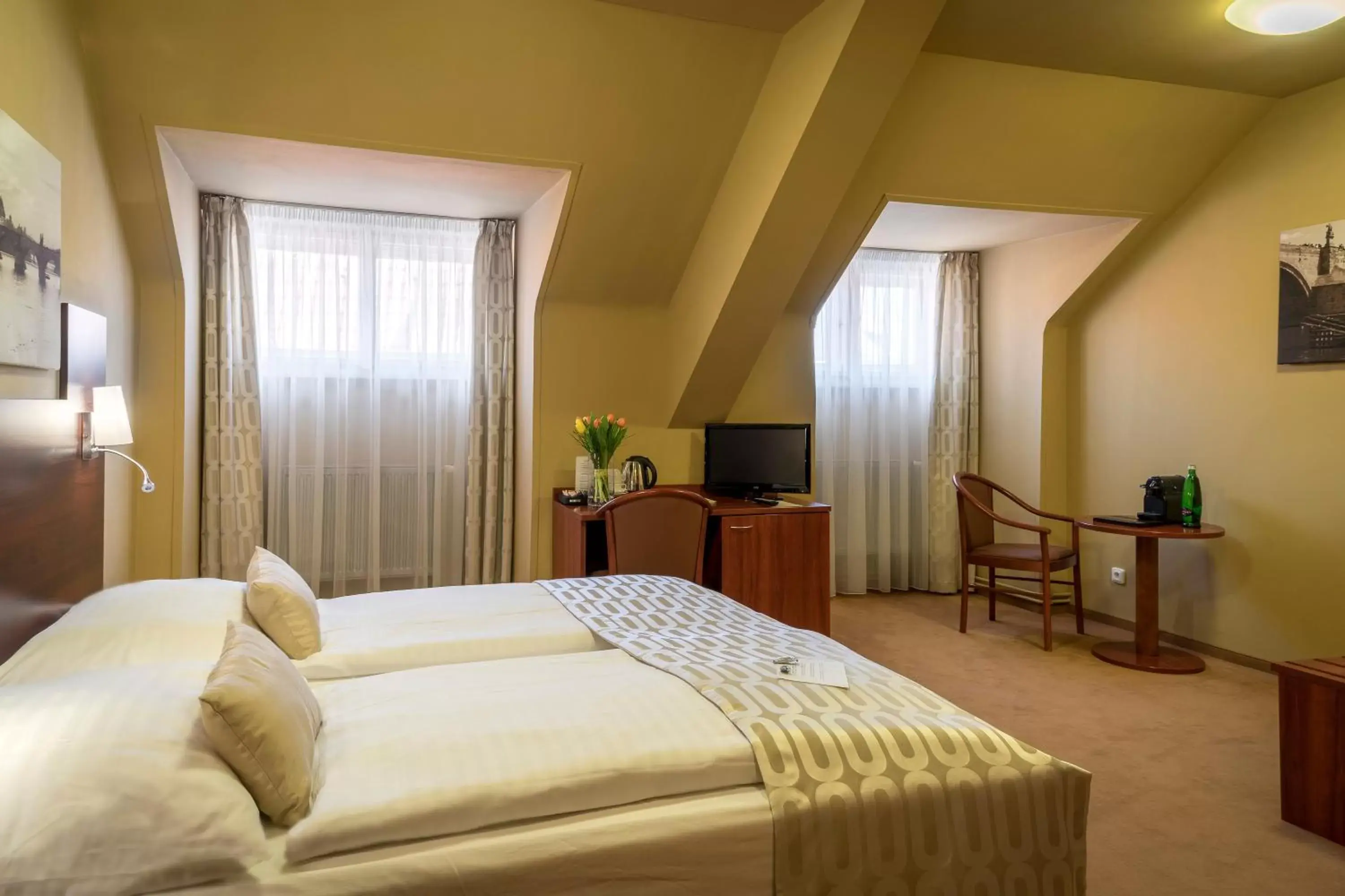 Photo of the whole room, Bed in Pytloun Kampa Garden Hotel Prague