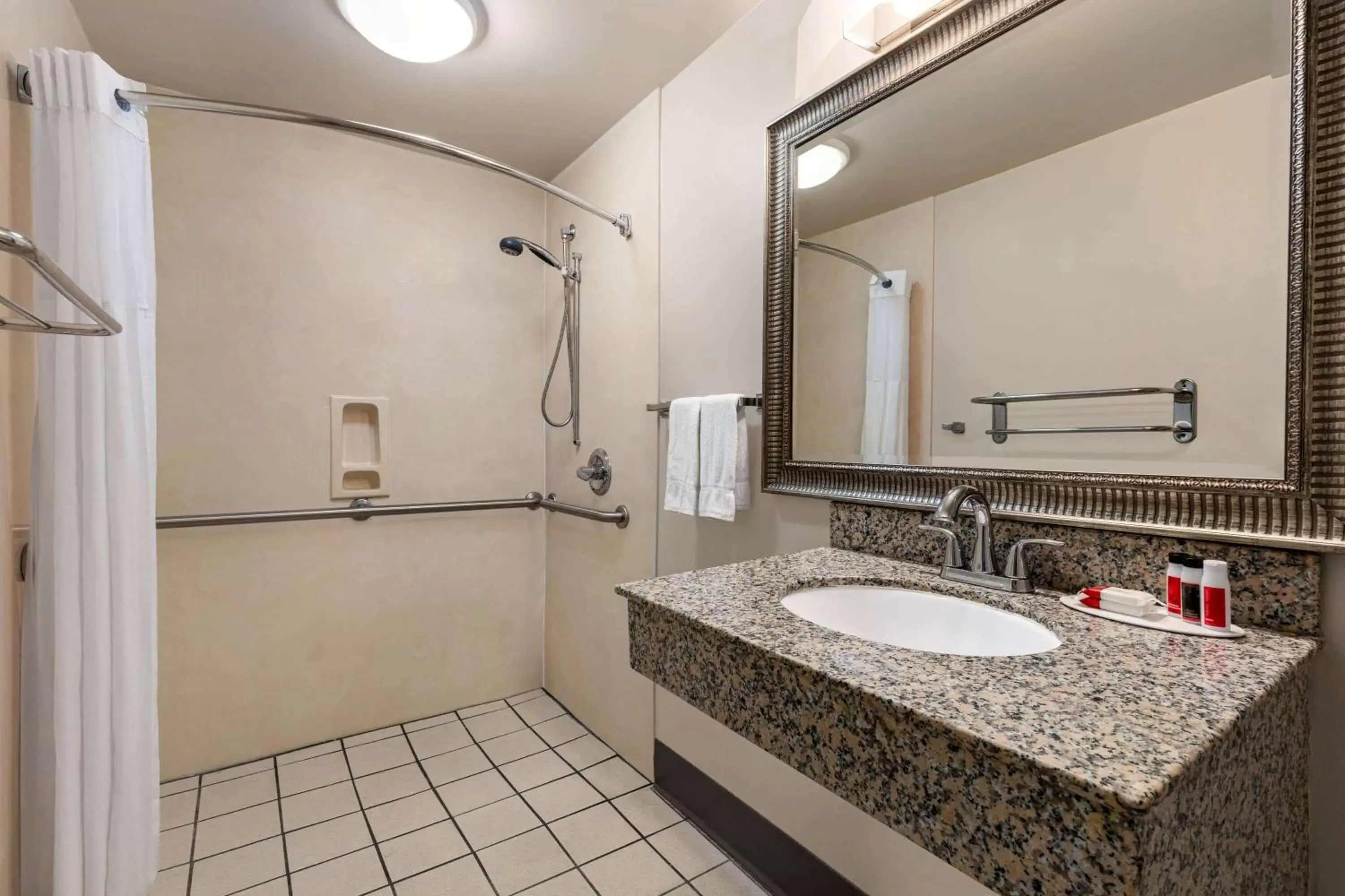 Shower, Bathroom in Hotel Bo, a Days Inn by Wyndham Chattanooga Downtown