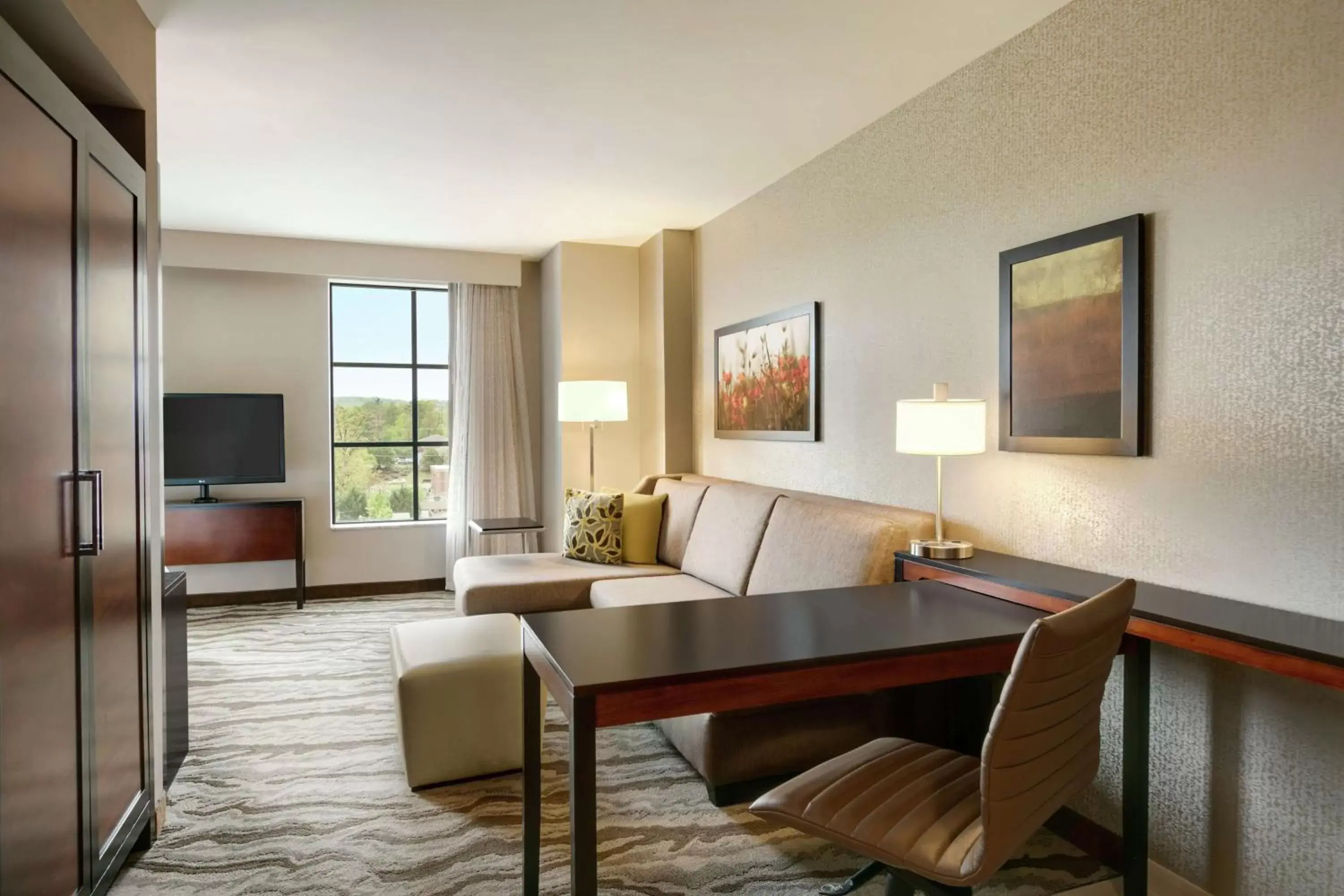 Bedroom, Seating Area in Embassy Suites Chattanooga Hamilton Place