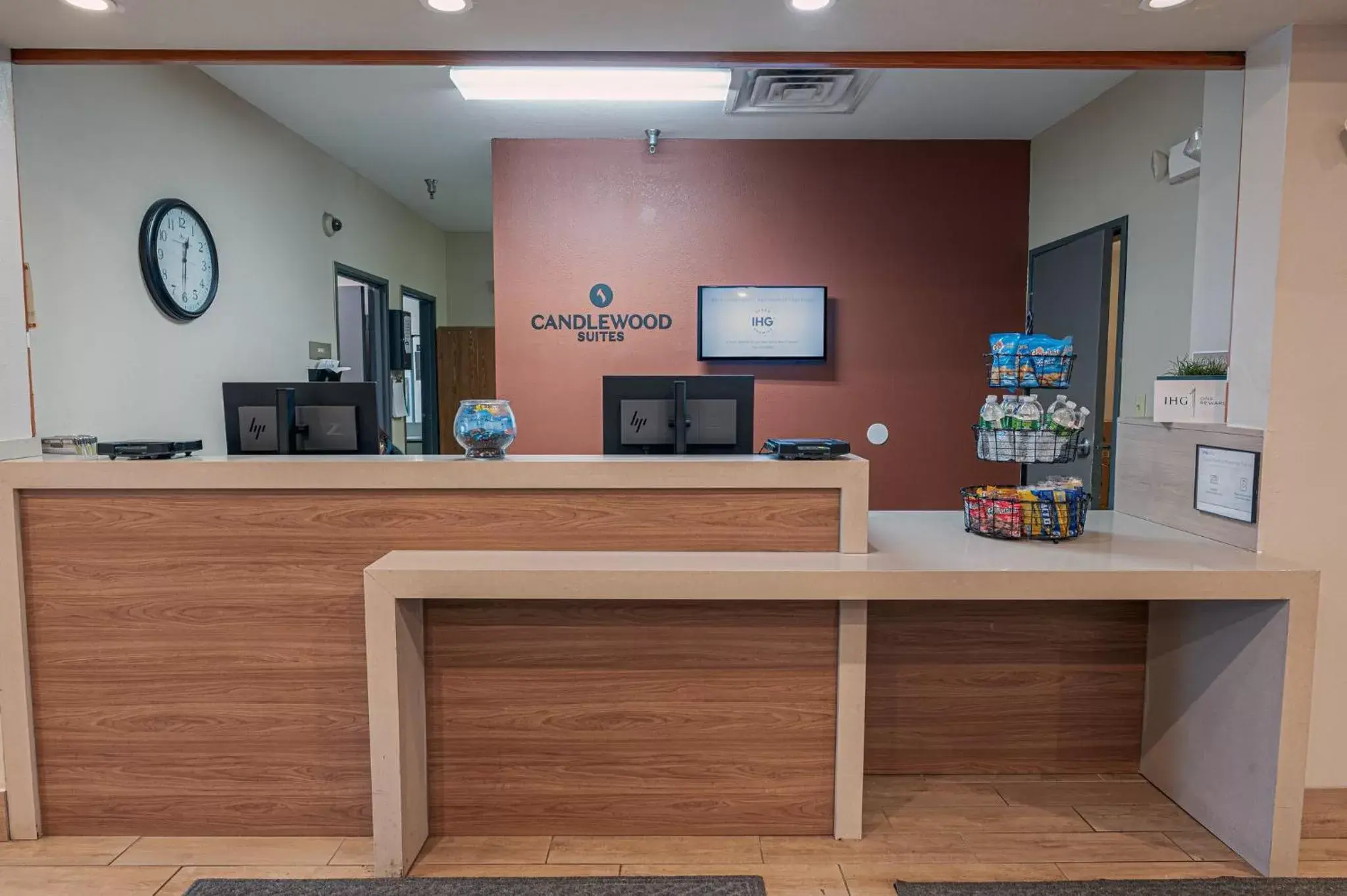 Property building, Lobby/Reception in Candlewood Suites Merrillville, an IHG Hotel