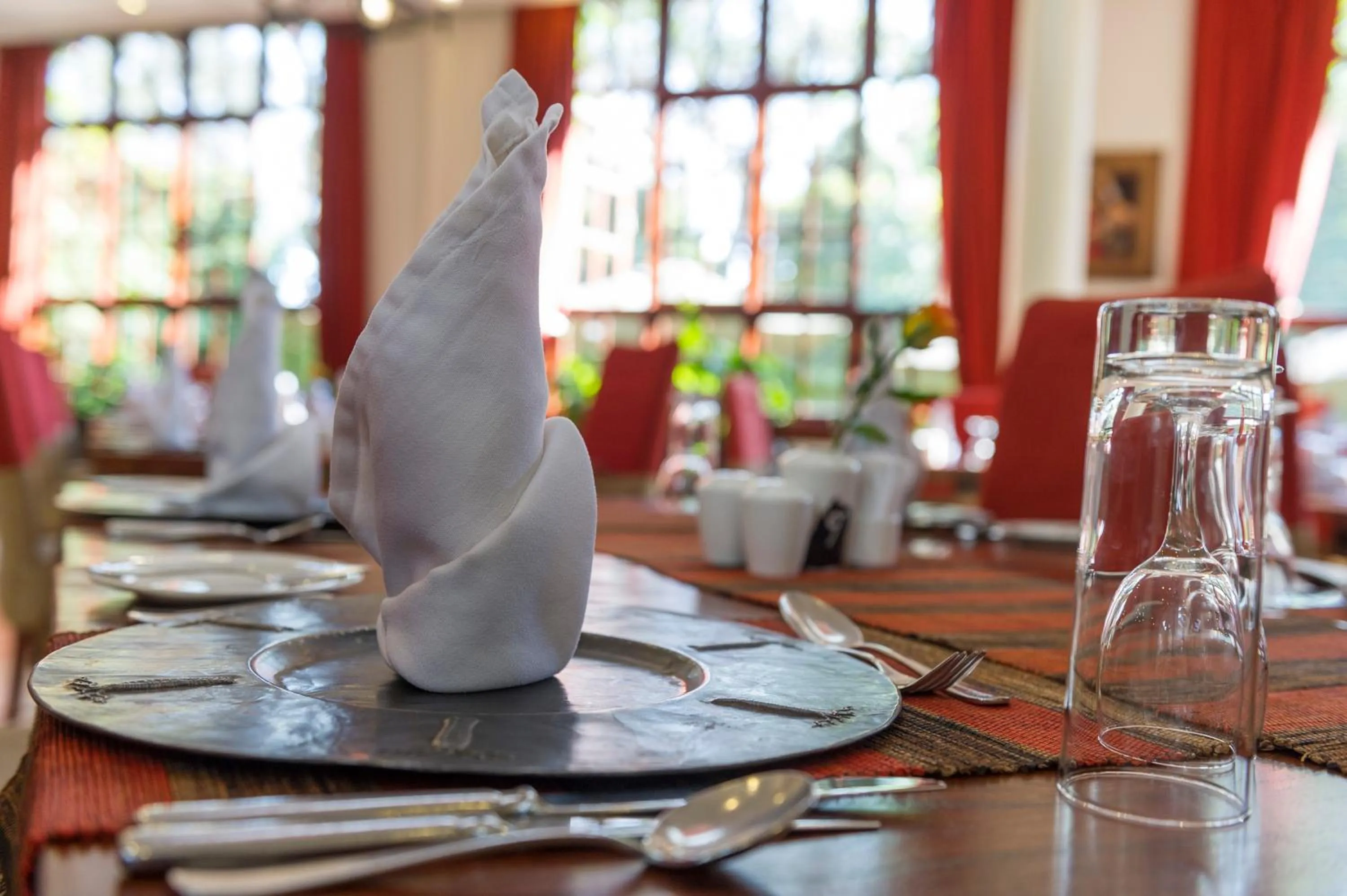 Restaurant/places to eat in African Tulip Hotel