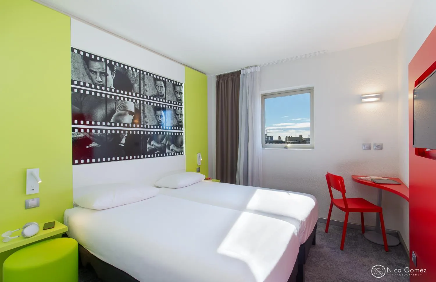 Bed in ibis Styles Cannes Le Cannet