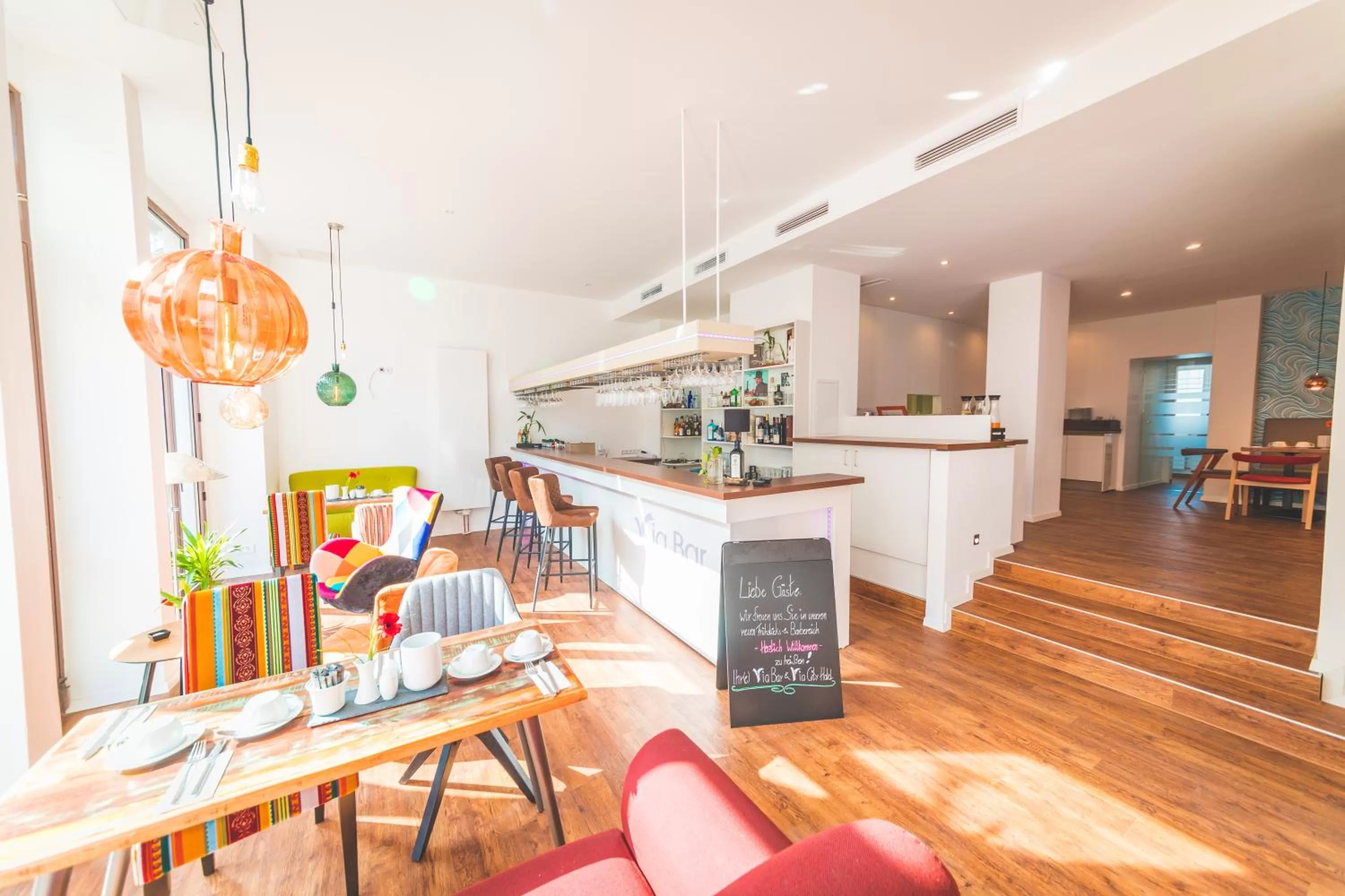 Lounge or bar in Hotel via City Leipzig Mitte