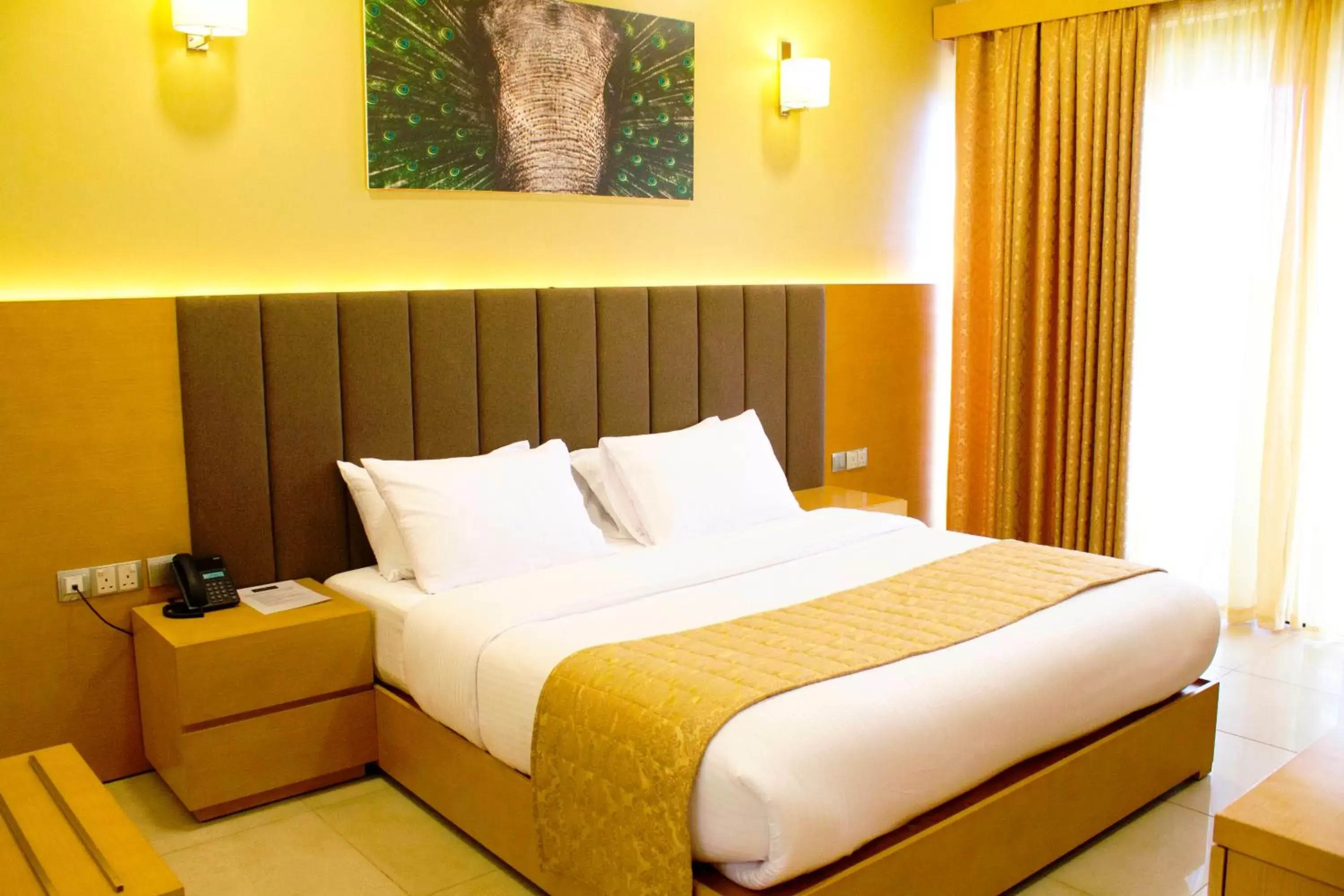 Bed in K Hotels Entebbe