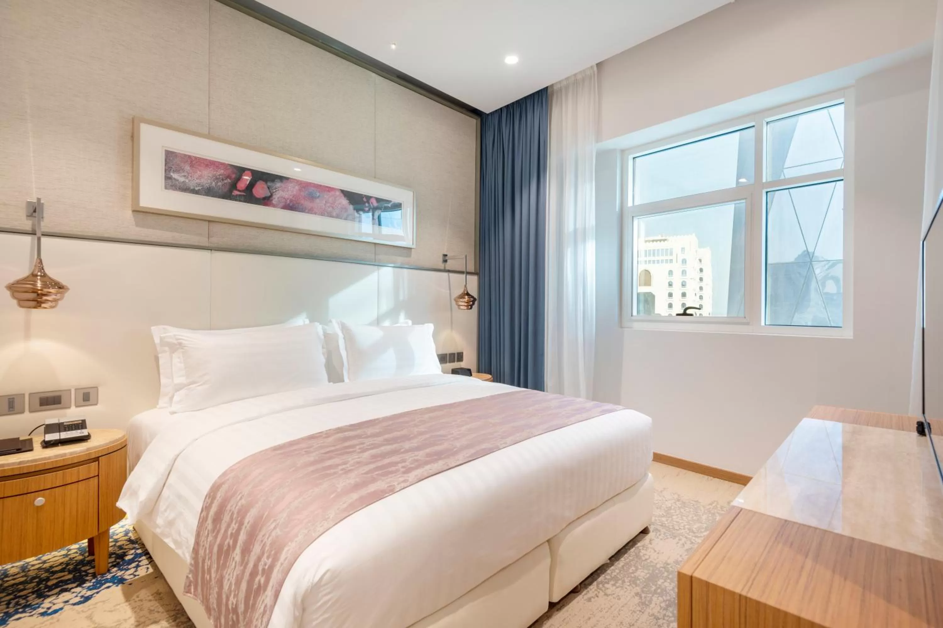 Bed in Jouri a Murwab hotel Doha