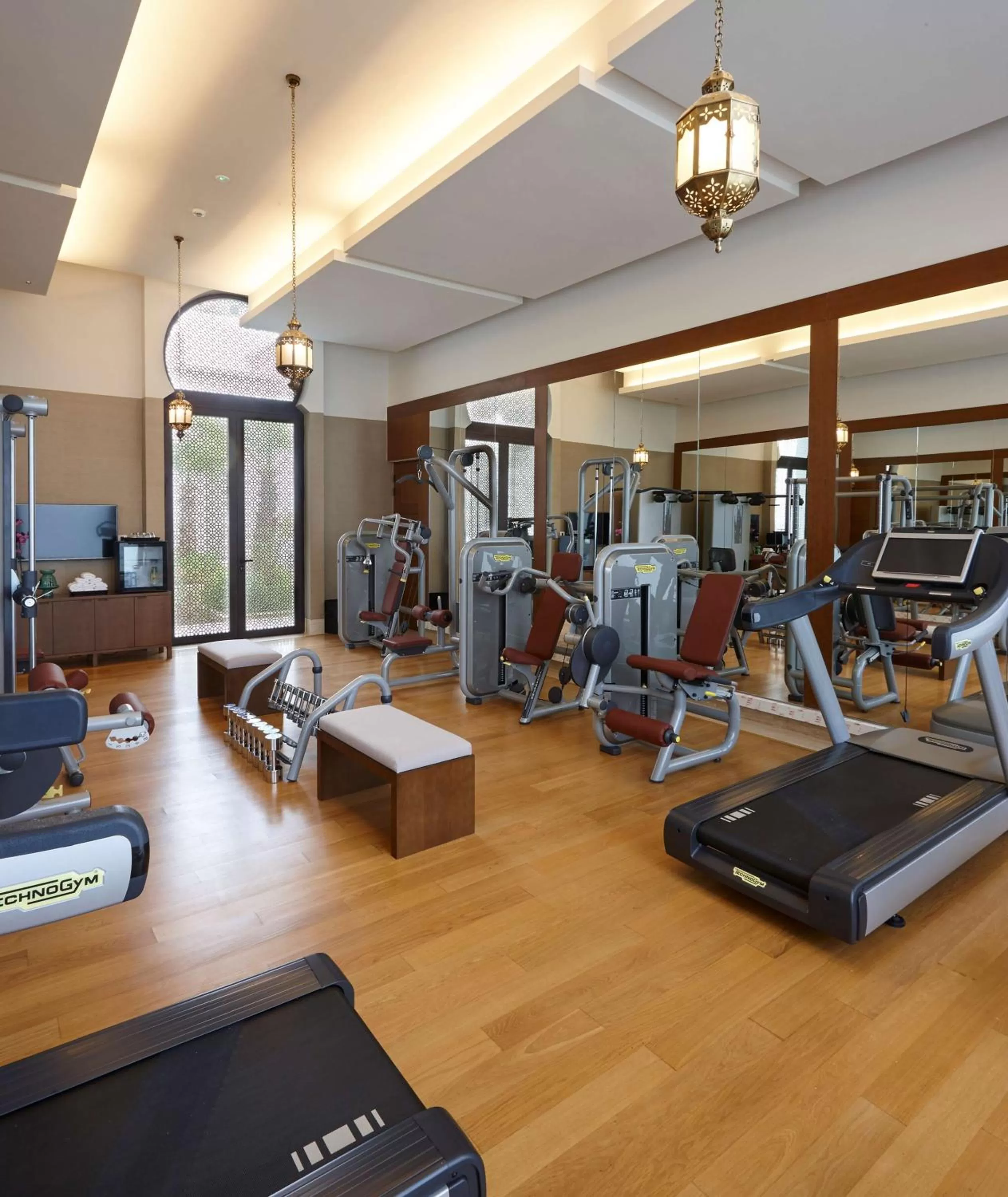 Fitness centre/facilities in Banyan Tree Tamouda Bay