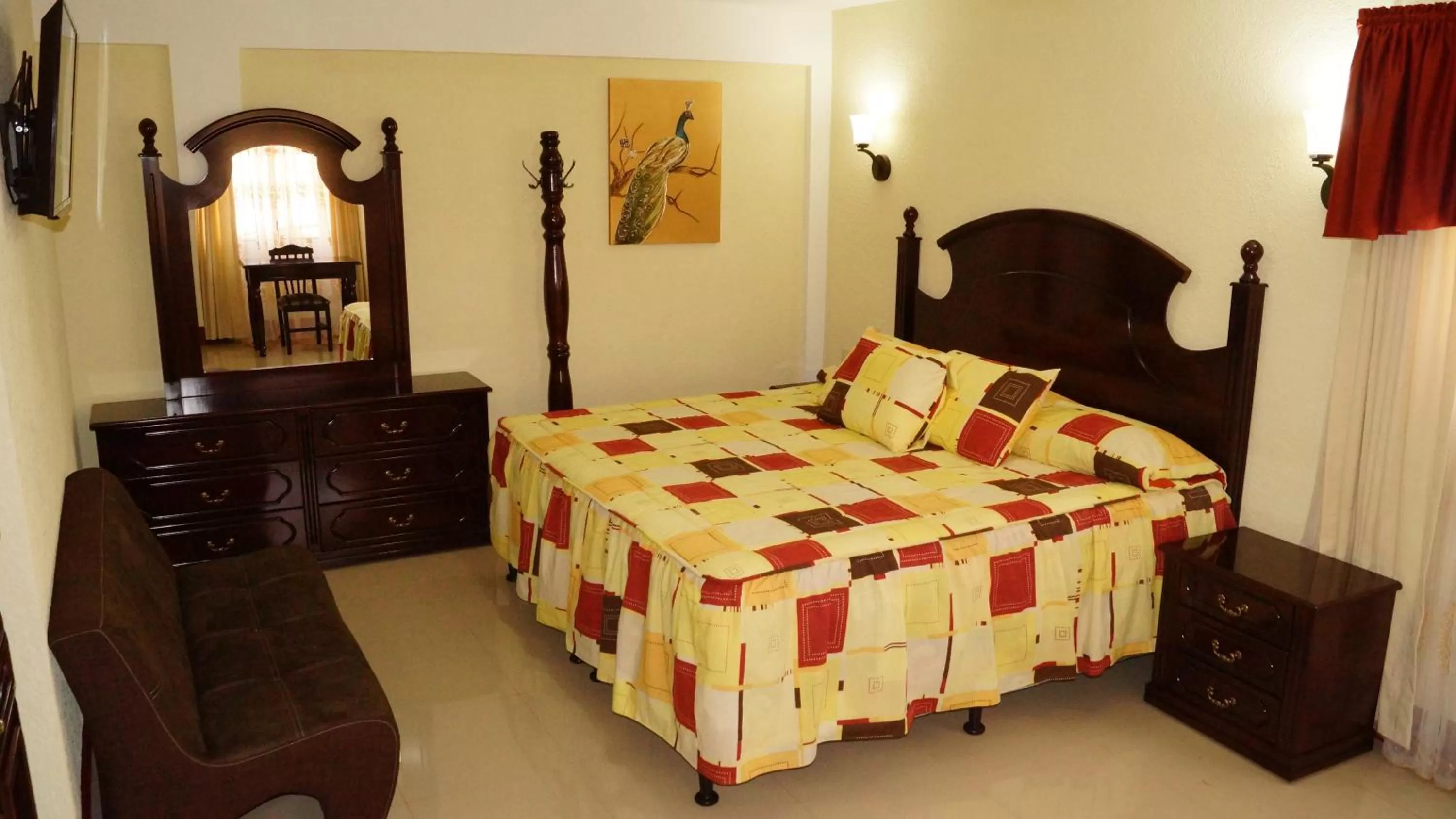 Decorative detail, Bed in Hotel Las Americas