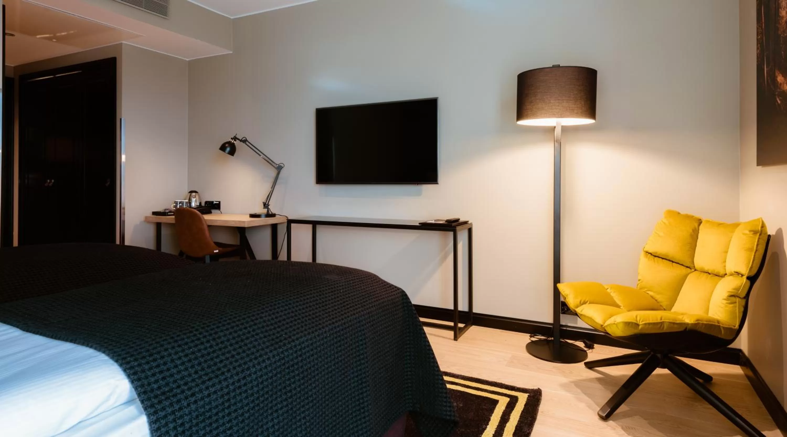 Decorative detail, Bed in Clarion Hotel Aviapolis