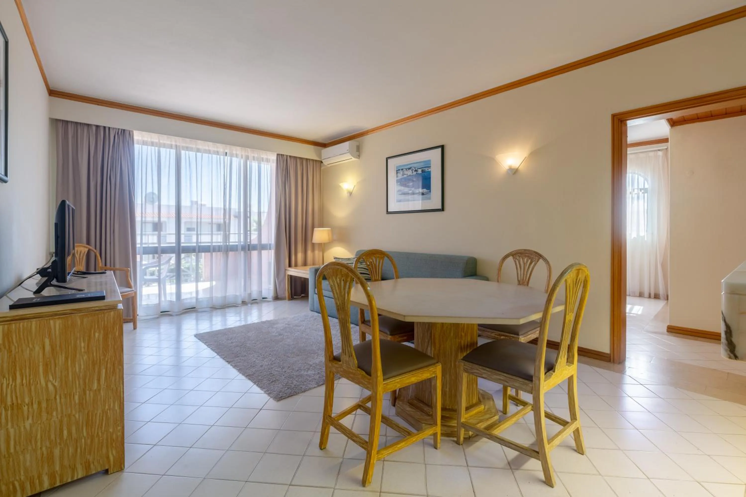 Living room in Luna Clube Oceano