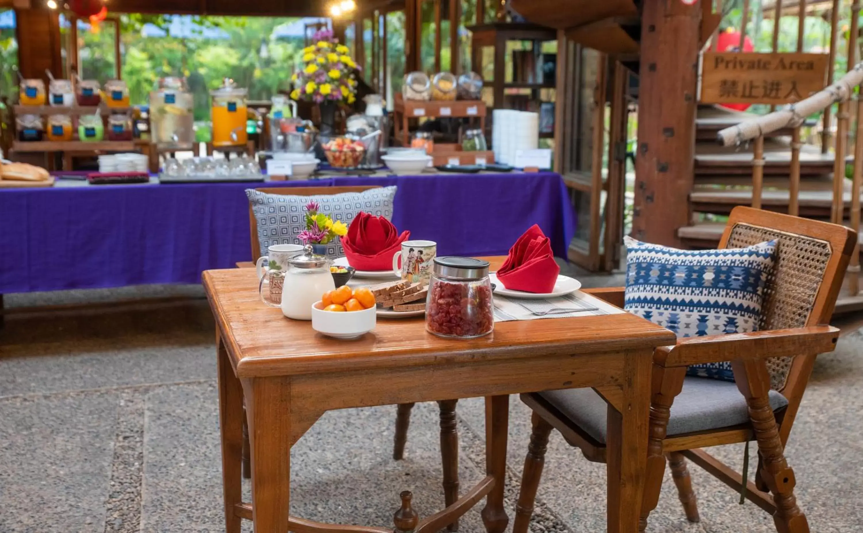 Restaurant/places to eat in Pai Village Boutique Resort