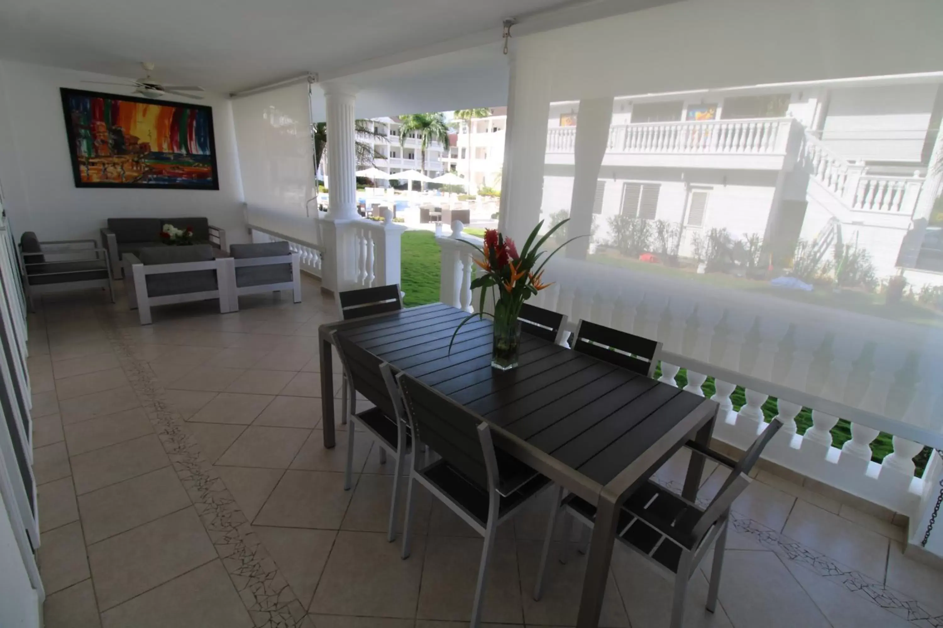 Communal lounge/ TV room, Dining Area in Albachiara Hotel - Las Terrenas