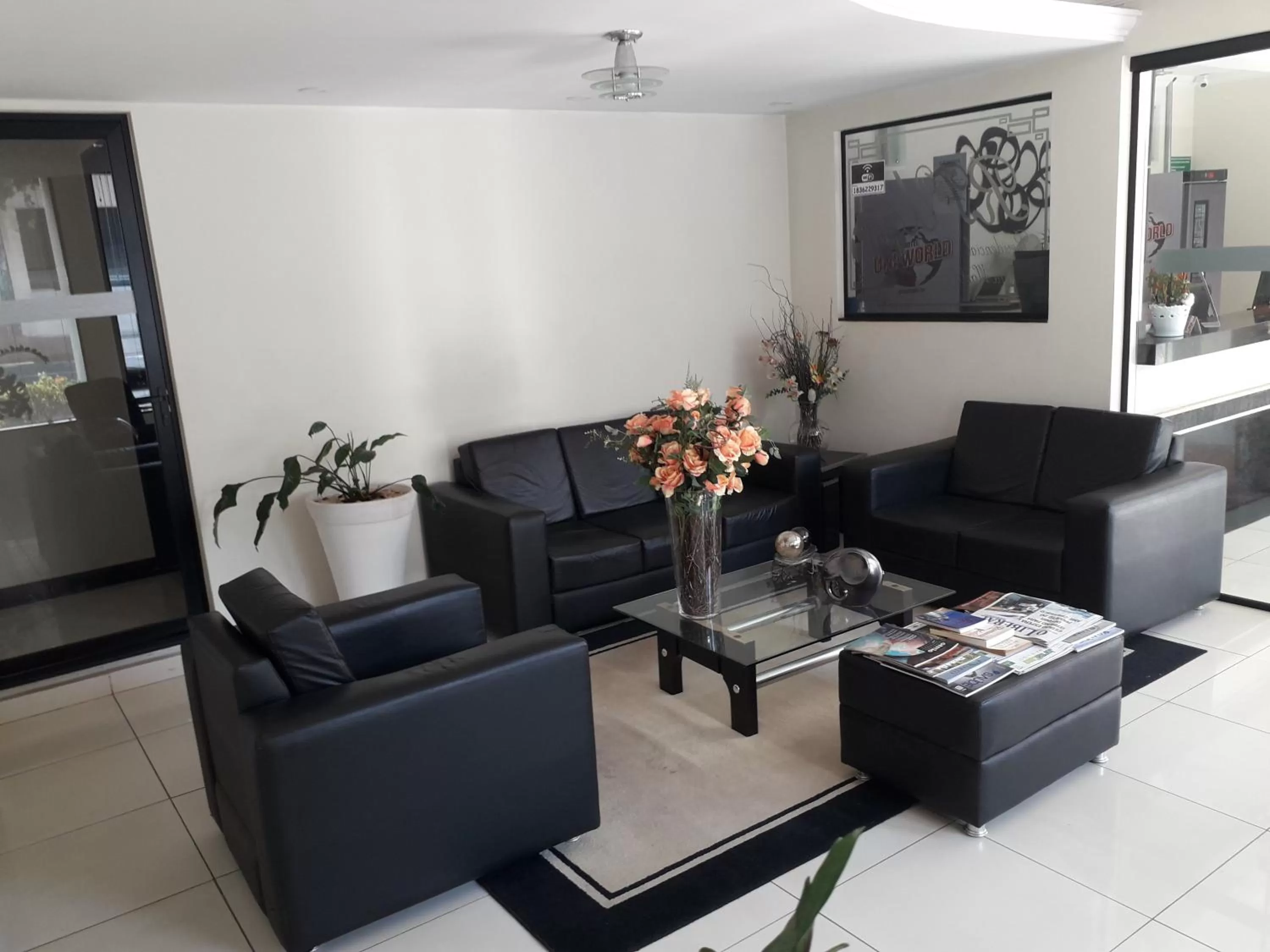 Lobby or reception in Hotel Athenas e Convenções