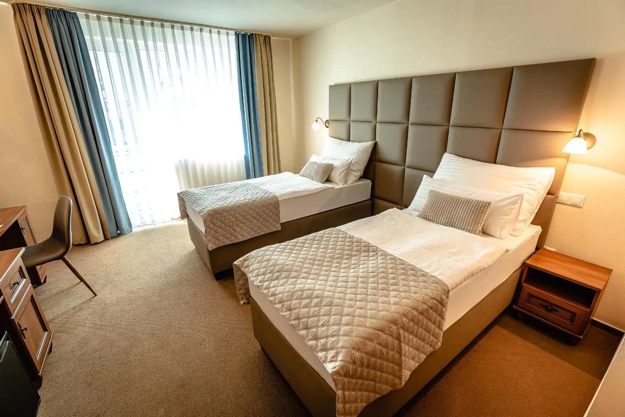 Bed in Hotel Dixon