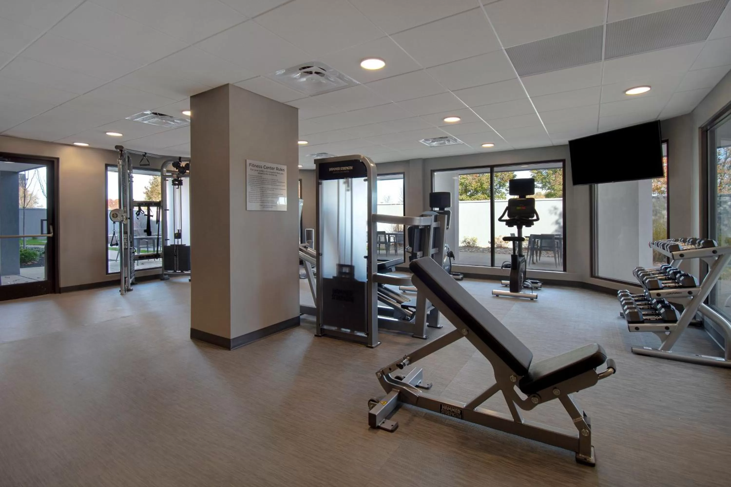 Fitness centre/facilities in Courtyard by Marriott Cincinnati Airport