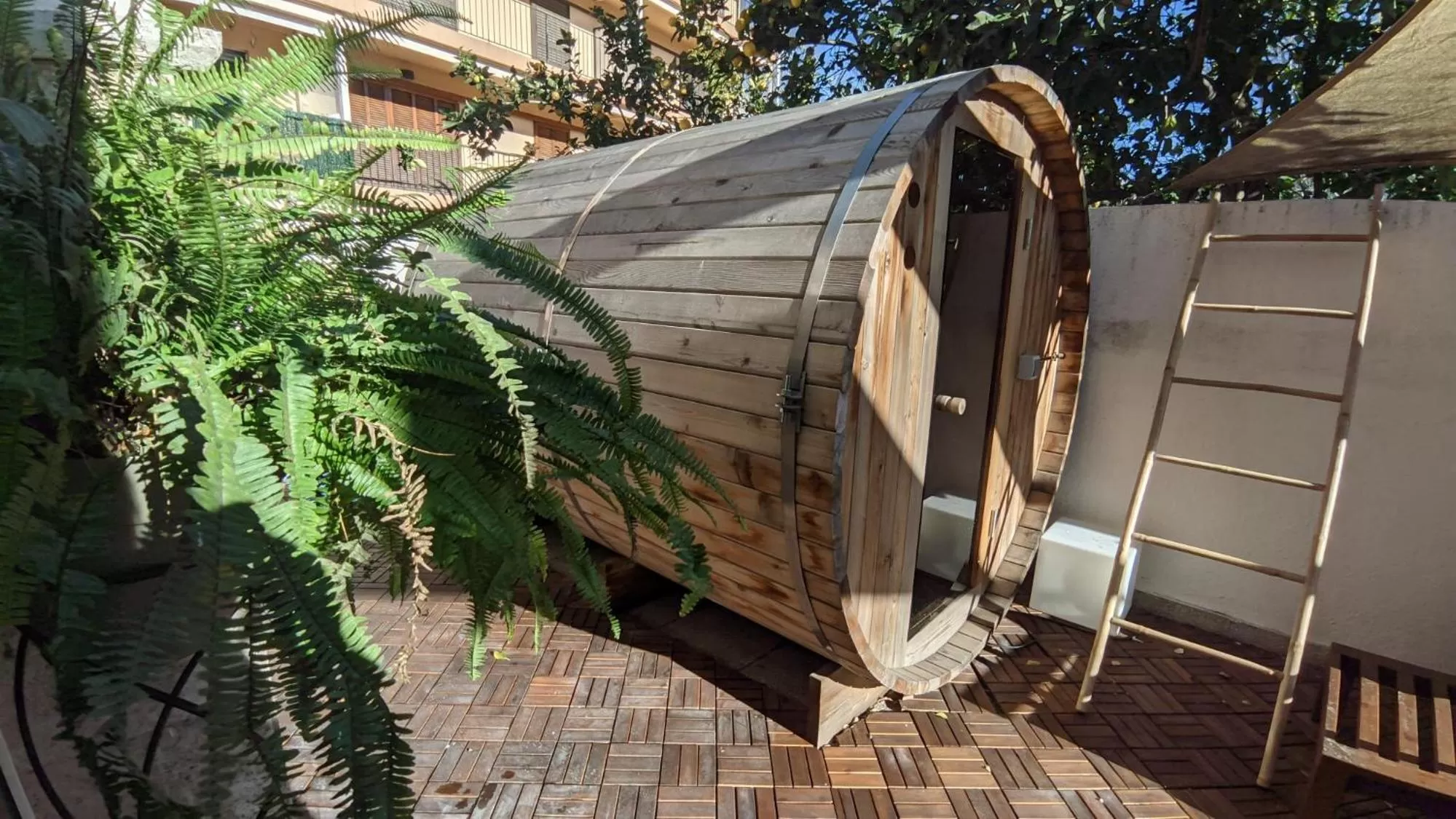 Sauna in Van der Valk Hotel Barcarola