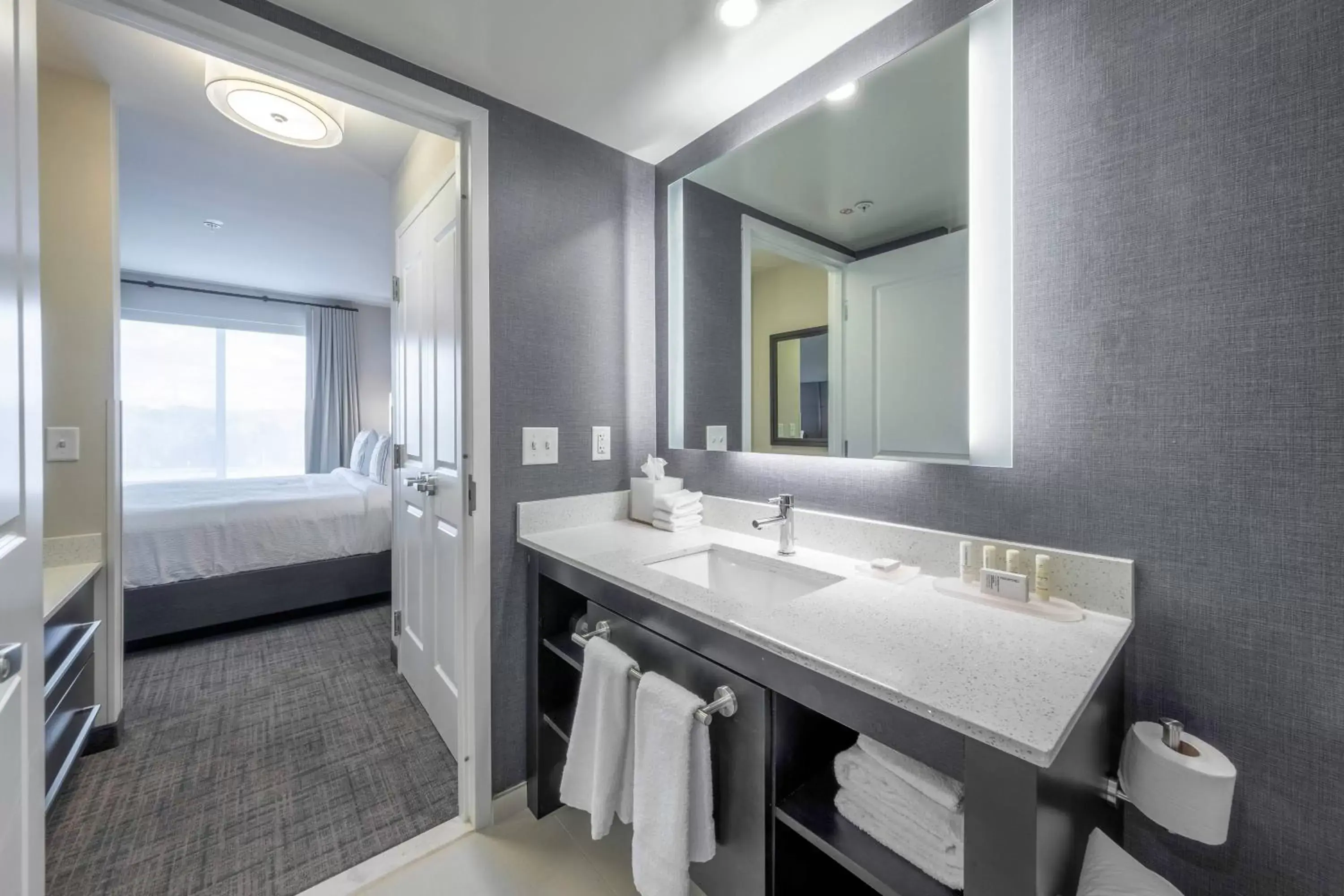 Bathroom in Residence Inn by Marriott Richmond at the Notch